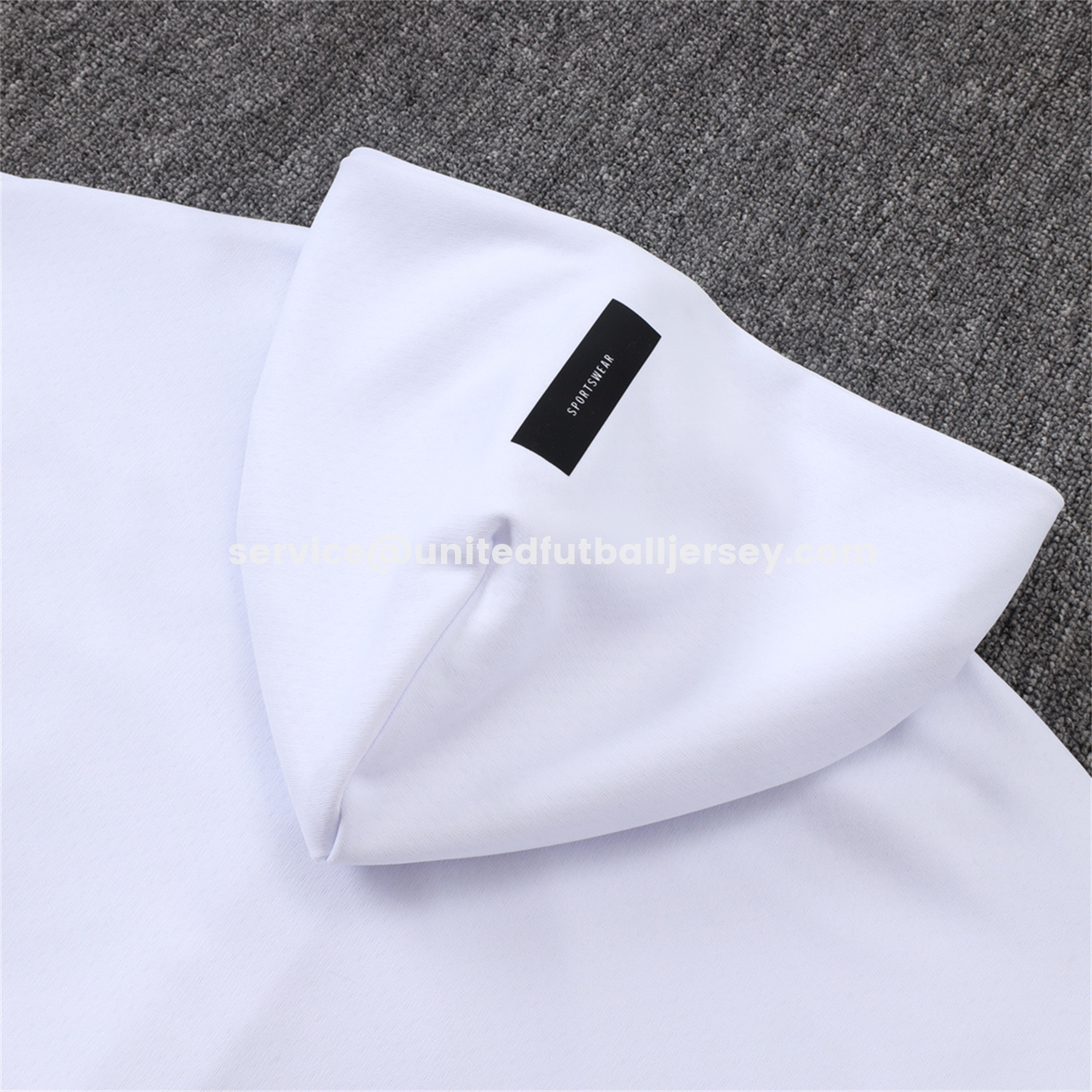 unitedfutballjersey-Ajax 25-26 Training Hoodie Set - White Hoodie and White Pants