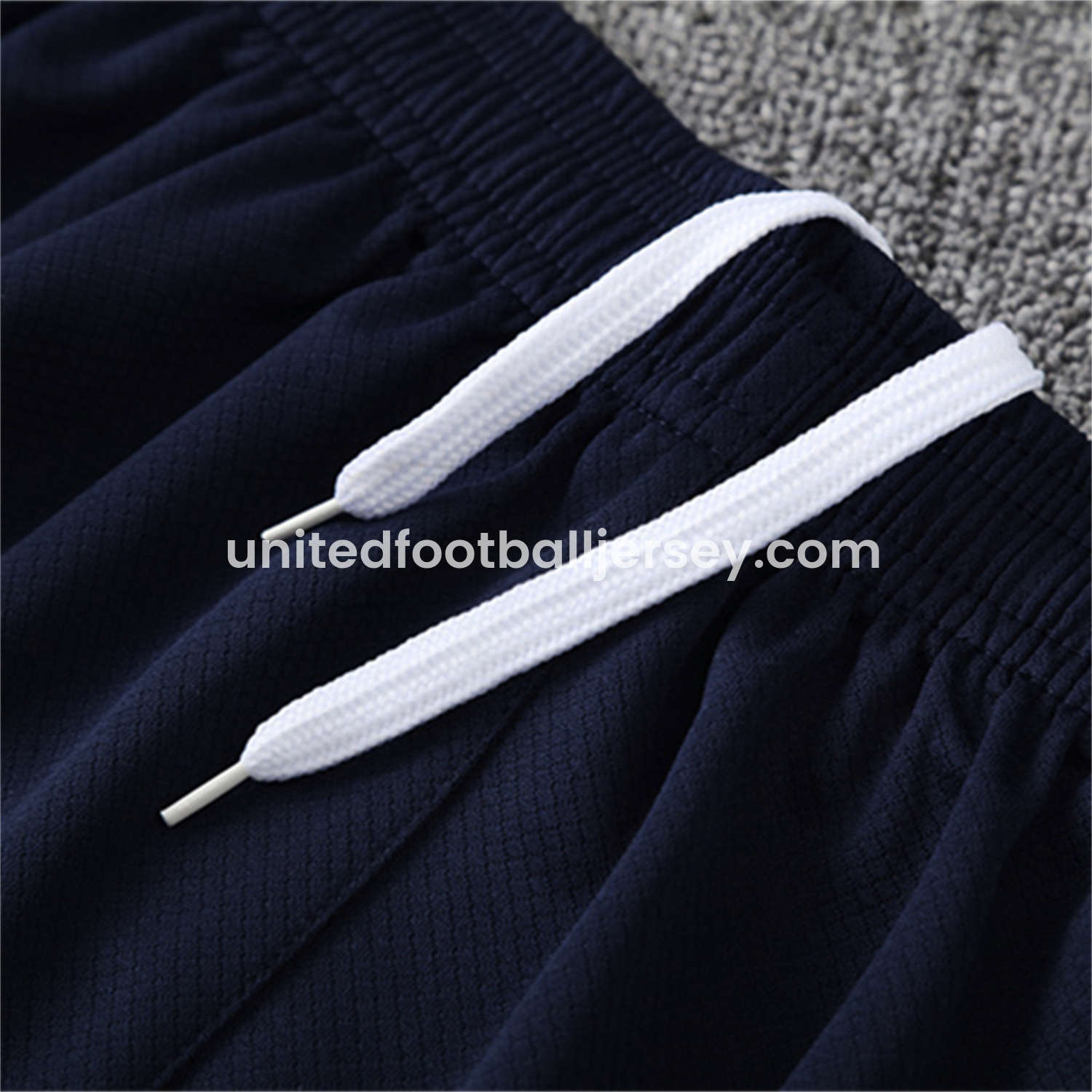 unitedfutballjersey-Barcelona 25-26 Kids Short-Sleeve Training Set - Beige Top & Blue Shorts