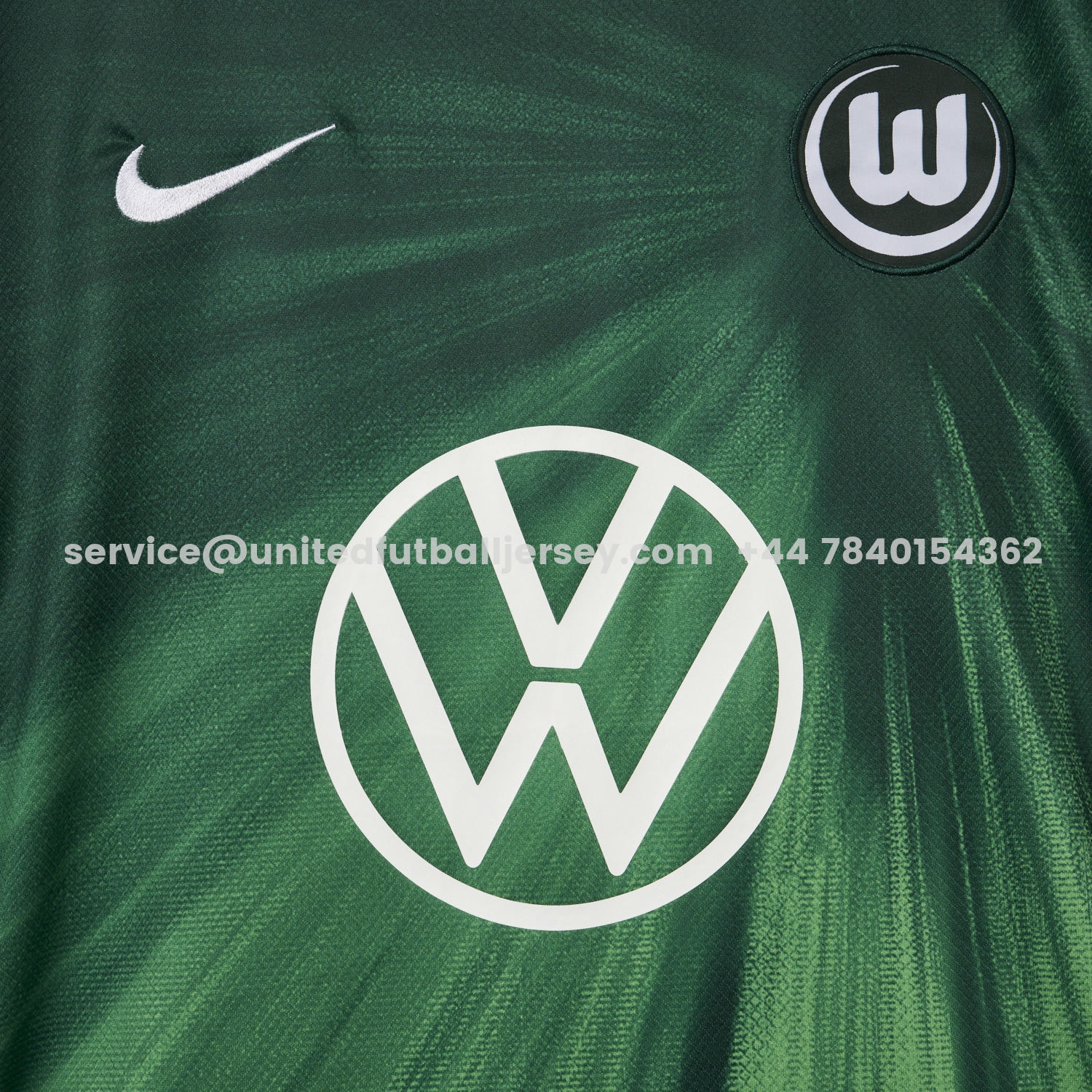 unitedfutballjersey-Wolfsburg 25-26 Home Green Jersey - Fans Version
