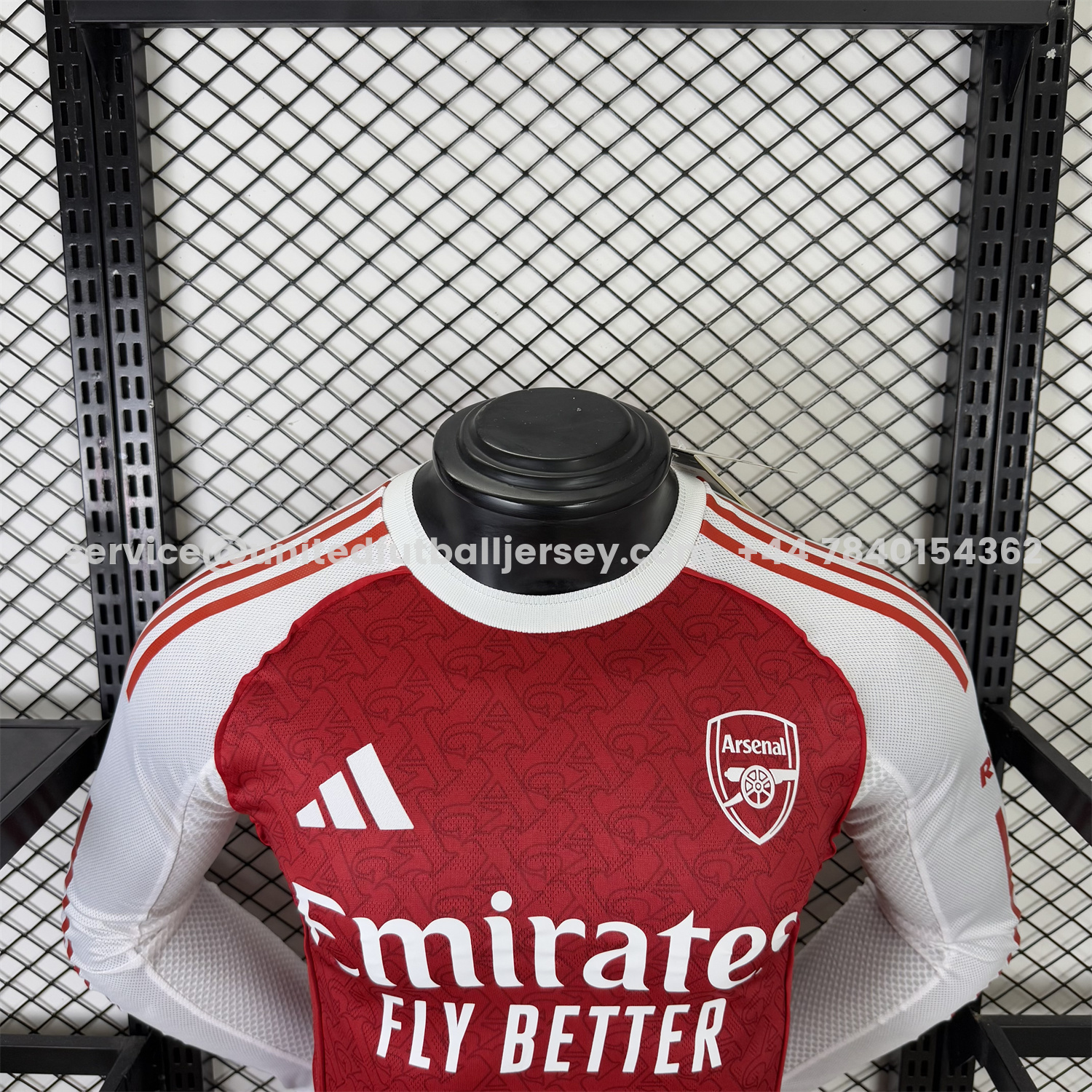 unitedfutballjersey-Arsenal 25-26 Home Long Sleeves Jersey - Player Version