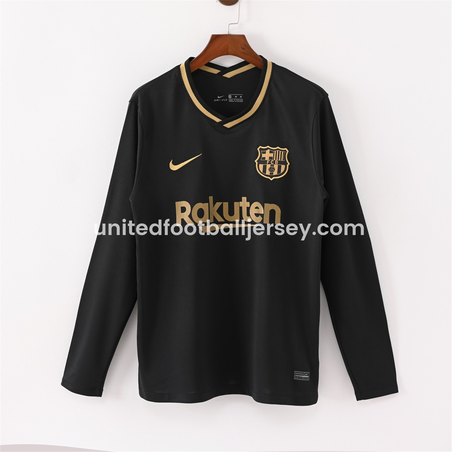 unitedfutballjersey-Retro Barcelona 20-21 Away Long Sleeves Jersey