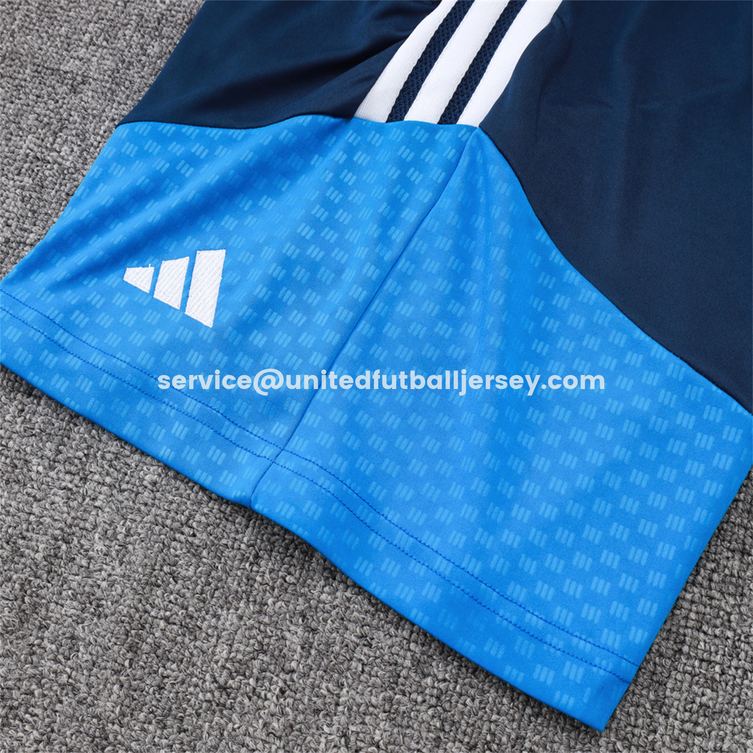 unitedfutballjersey-Cruzeiro 25-26 Short-Sleeve Training Set - Blue Vest & Blue Shorts