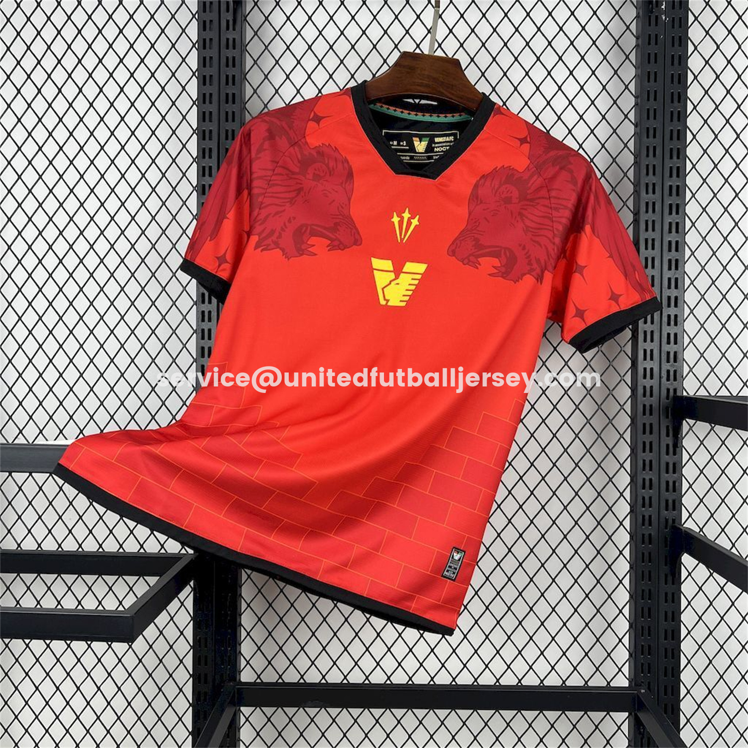 unitedfutballjersey-Venezia FC 25-26 Fourth Red Unsponsored Jersey - Fans Version