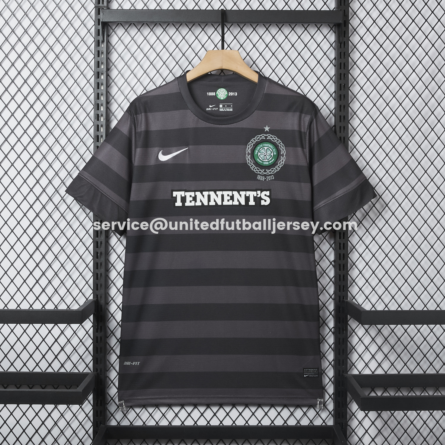 unitedfutballjersey-Retro Celtic 12-13 Away Stadium 125th Anniversary Jersey