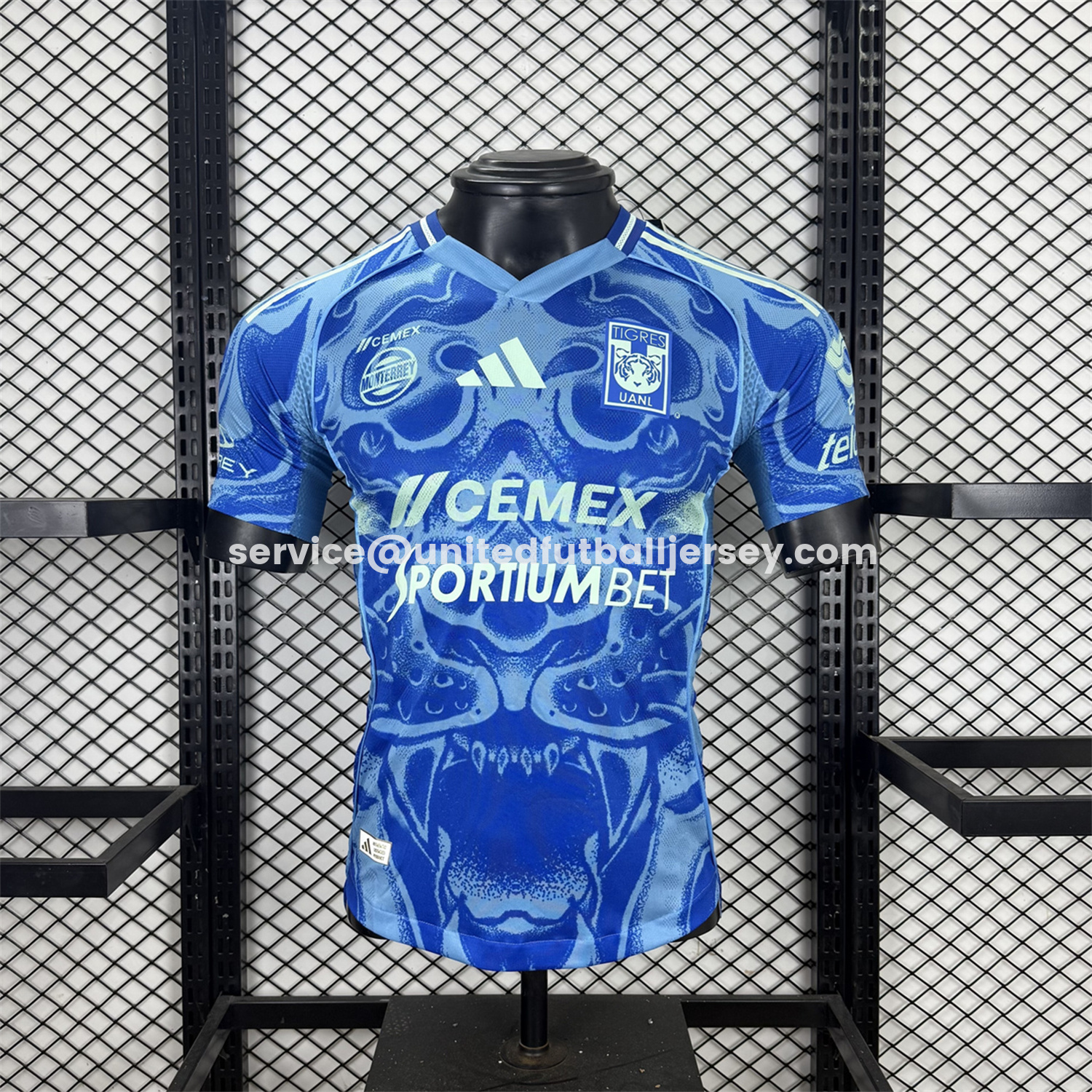 unitedfutballjersey-Tigres UANL 25-26 Away Jersey With All Sponsors - Player Version