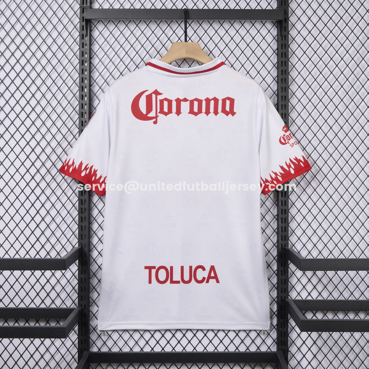 unitedfutballjersey-Retro Toluca 1997-98 Away White Jersey
