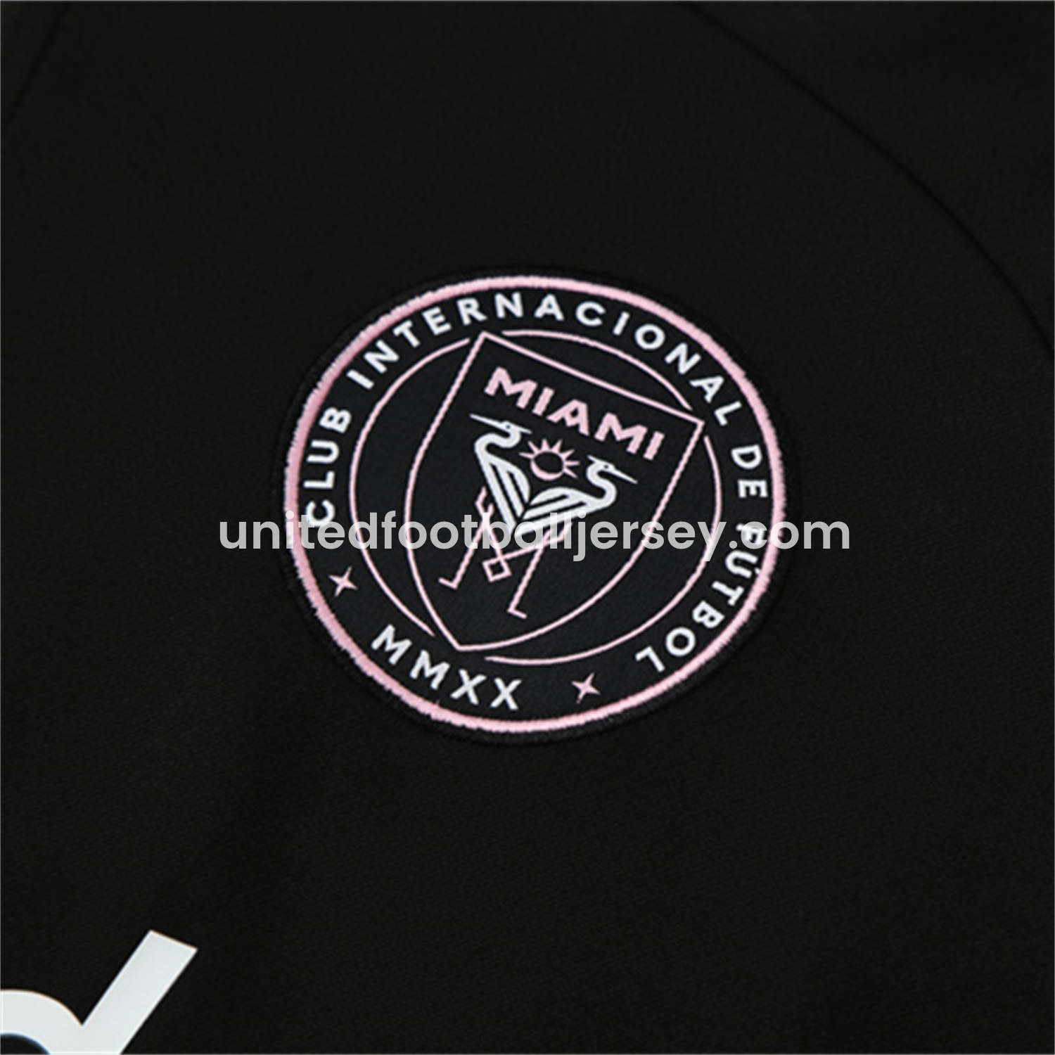 unitedfutballjersey-INT M.A.M 25-26 Kid Long Sleeves Training Set - Black Top & Black Pants
