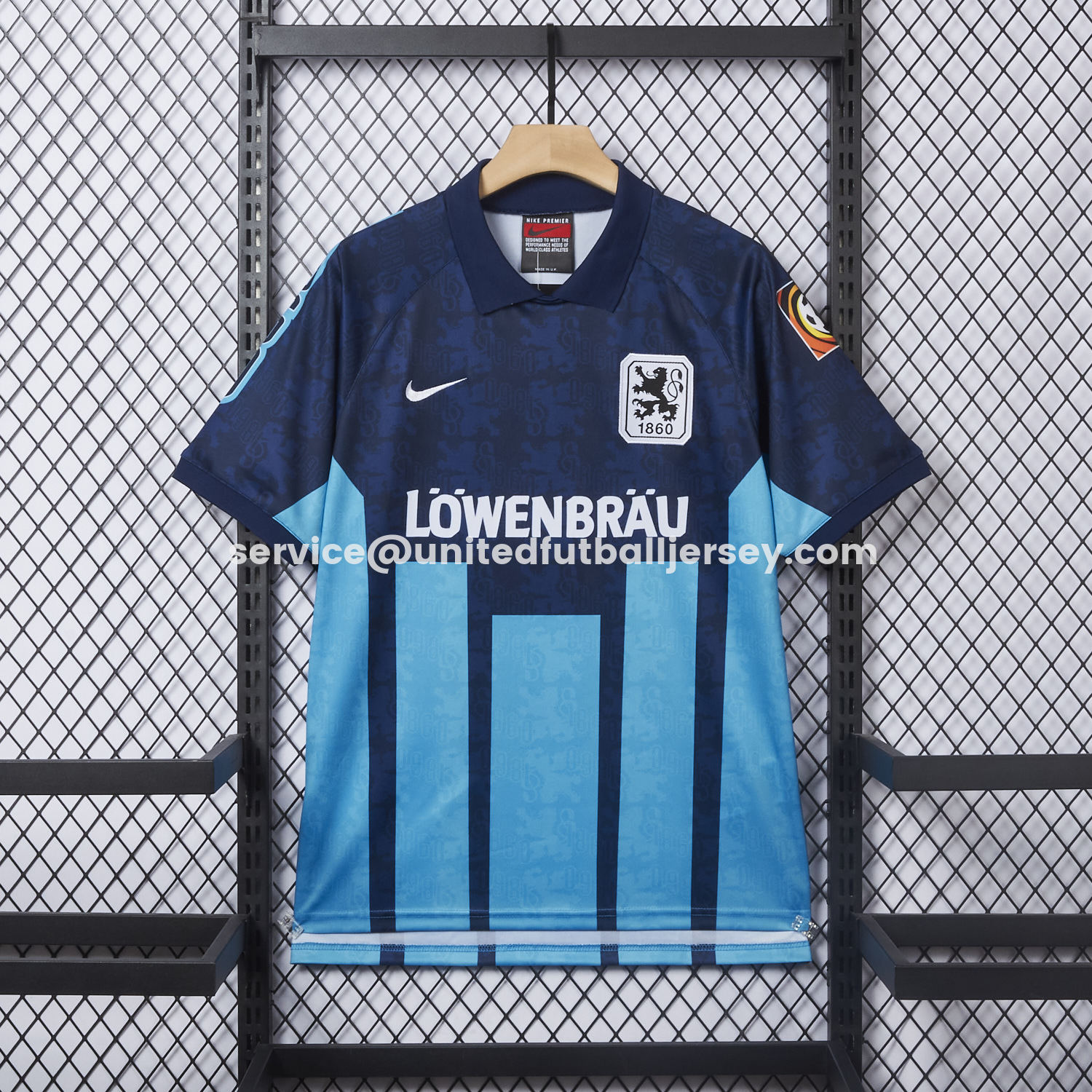unitedfutballjersey-Retro TSV 1860 München Munich 1996 Away Jersey