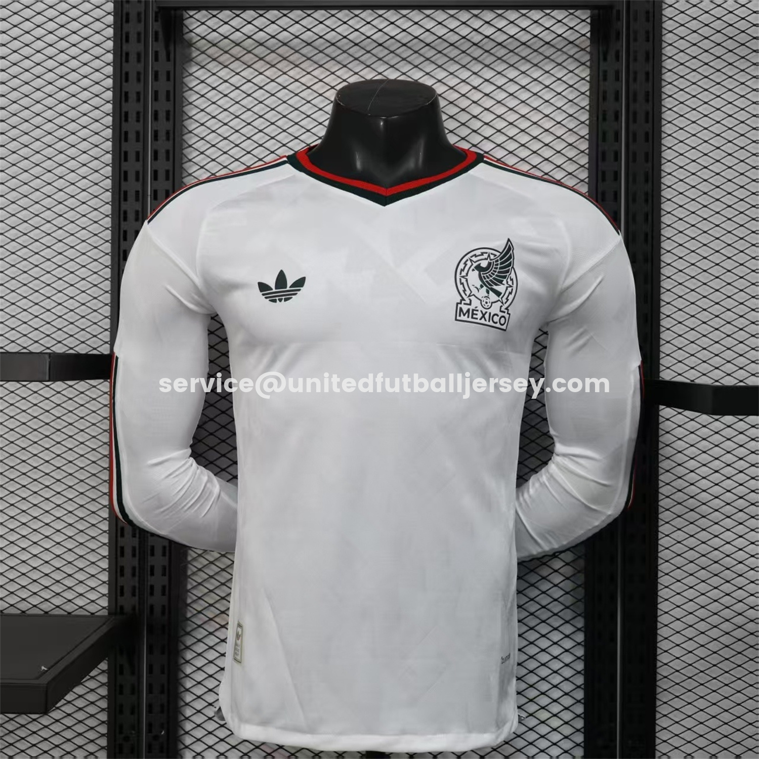 unitedfutballjersey-Mexico 2026 Away Long Sleeves Jersey - Player Version