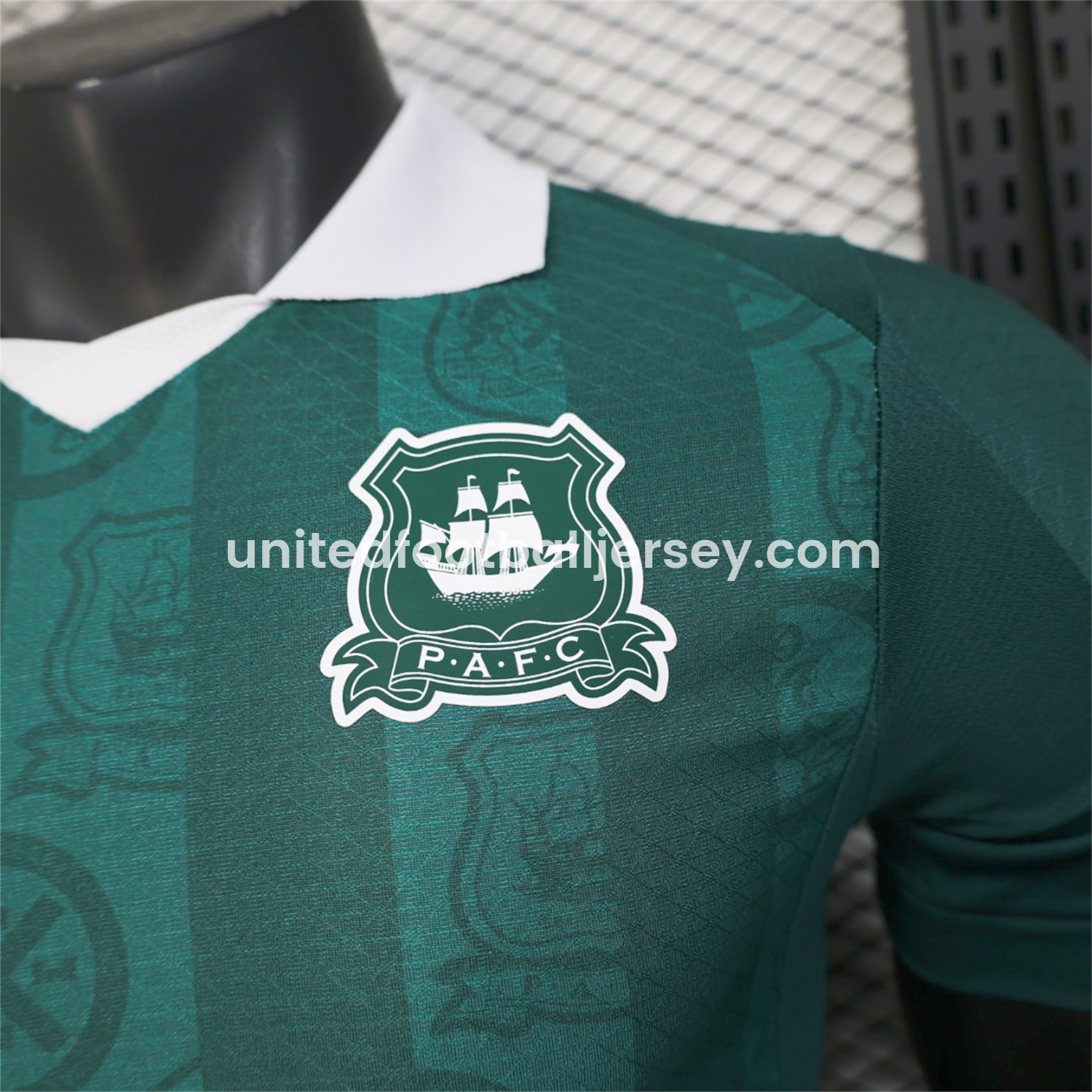 unitedfutballjersey-Plymouth Argyle 25-26 Home Unsponsored Jersey - Player Version