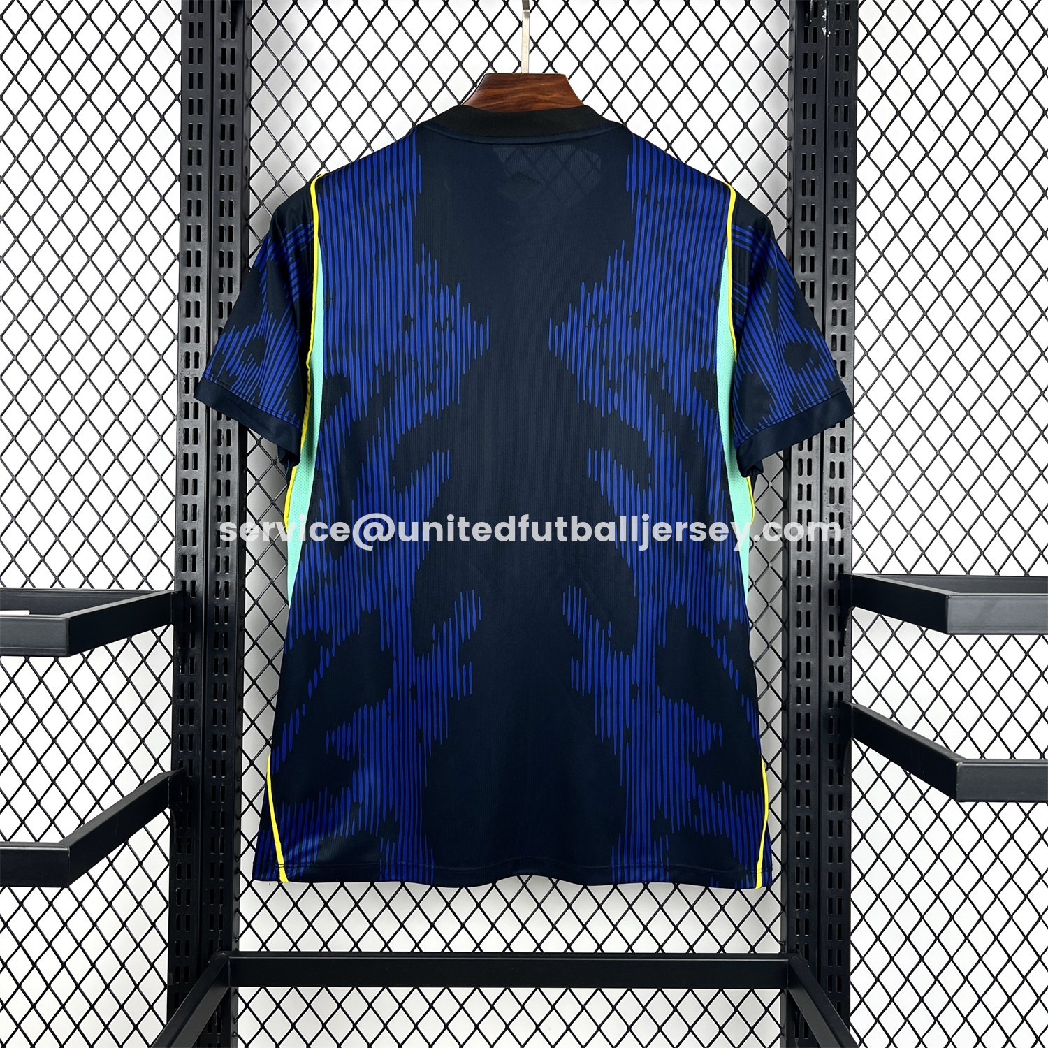 unitedfutballjersey-Brazil 2026 Away Blue Jersey - Fans Version