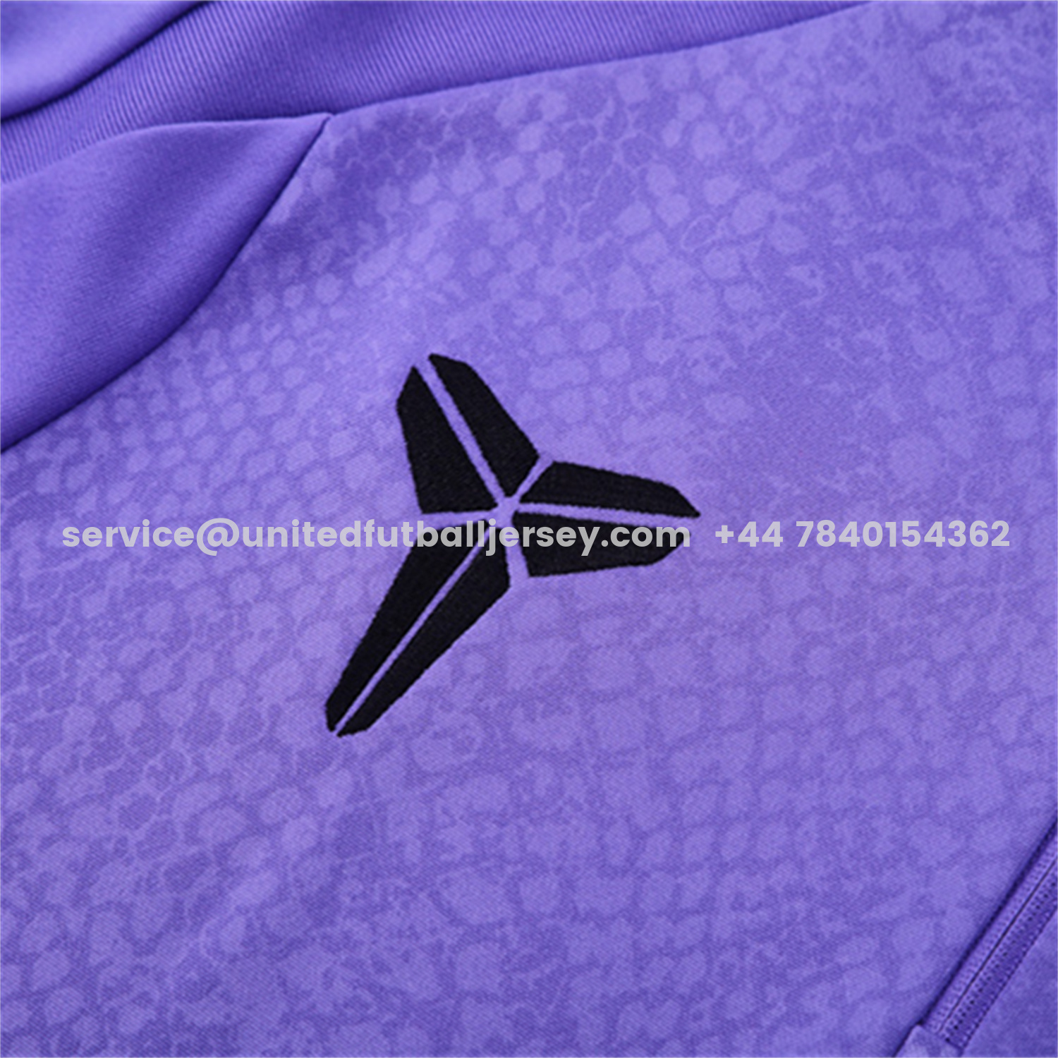 unitedfutballjersey-Barcelona 25-26 X KB Long Sleeve Training Set - Purple Top & Black Pants