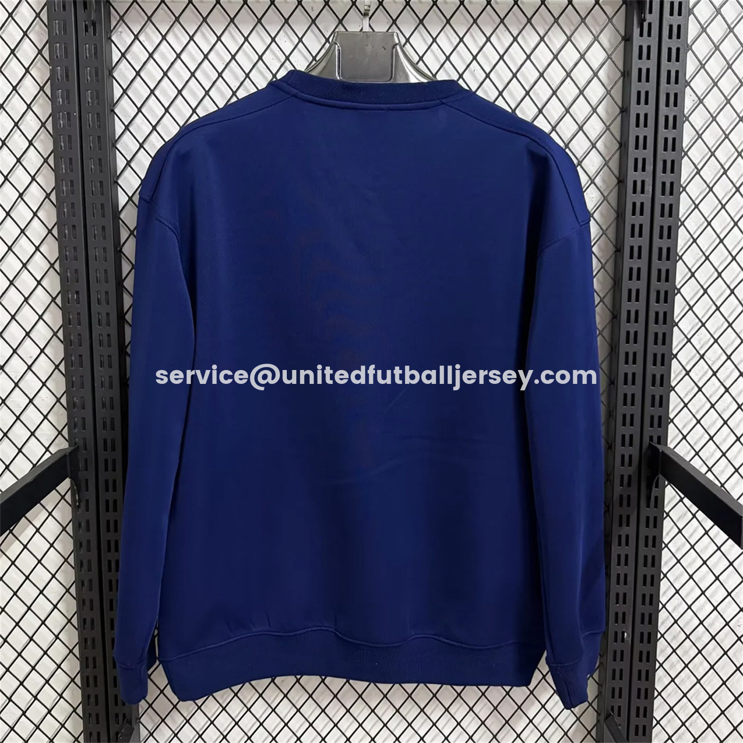 unitedfutballjersey-Paris Saint-Germain PSG 25-26 Blue And Red Unisex Pullover Hoodie