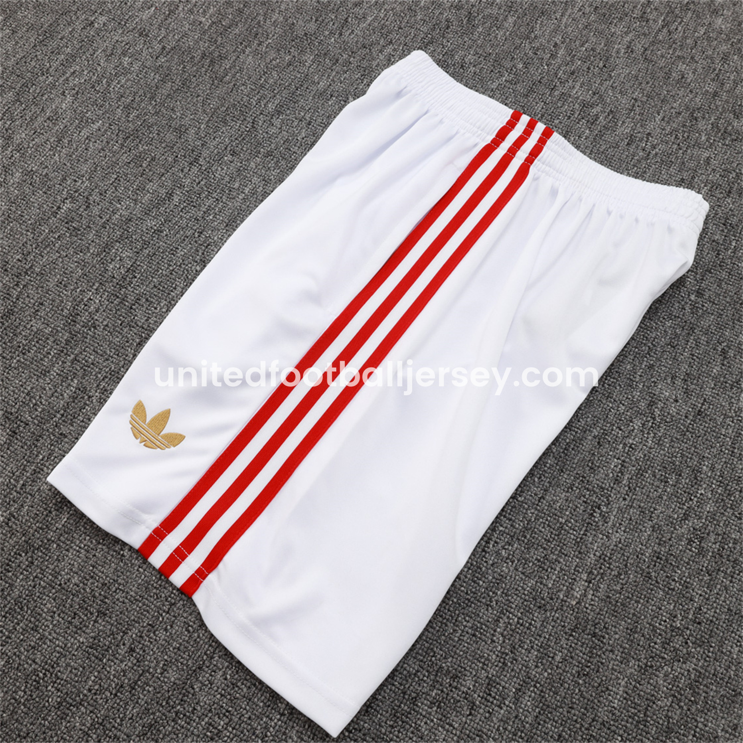 unitedfutballjersey-Bayern Munich 2025 125th Anniversary Vest Training Set - White Top and Shorts