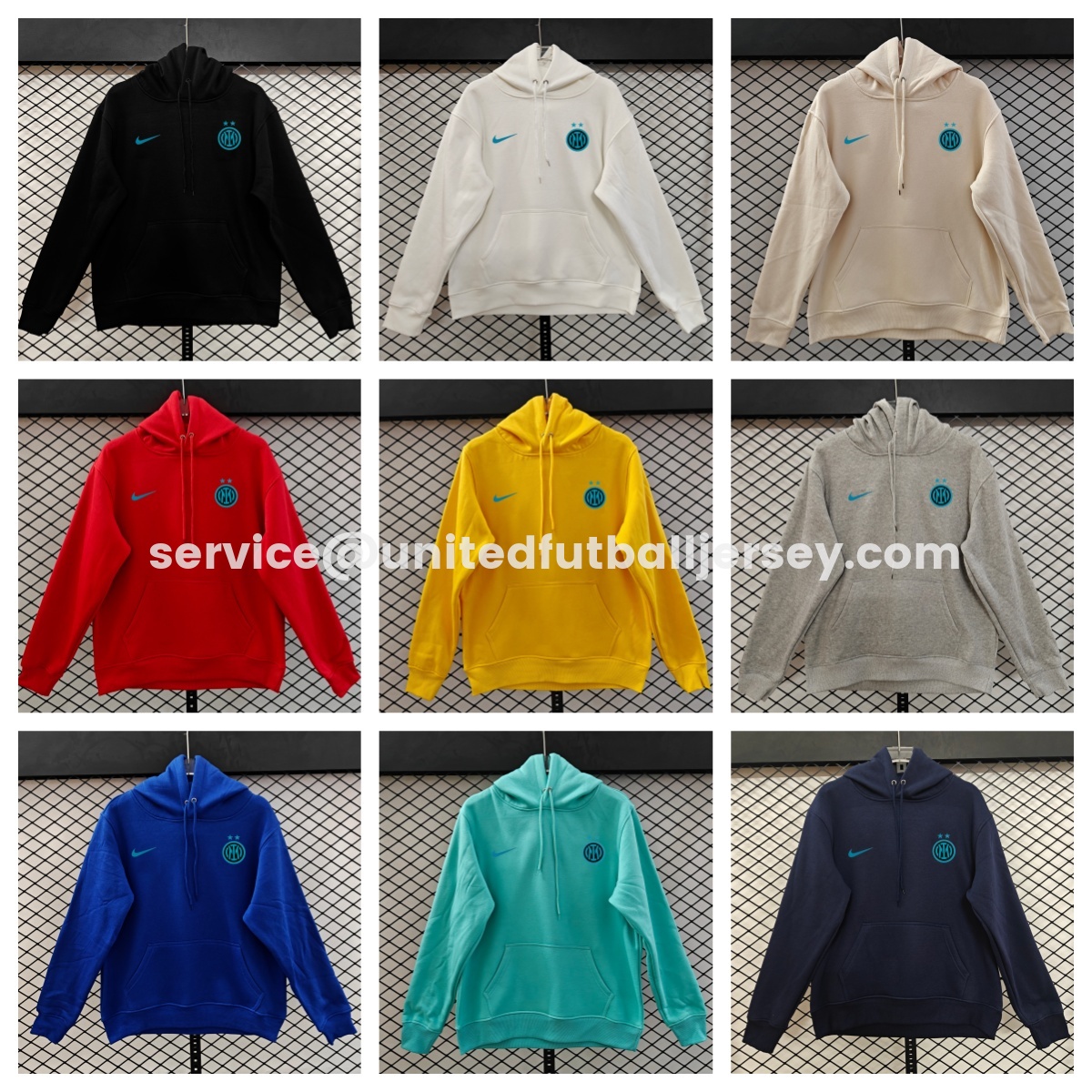 unitedfutballjersey-Inter Milan 25-26 Third Blue Icon Unisex Pullover Hoodie