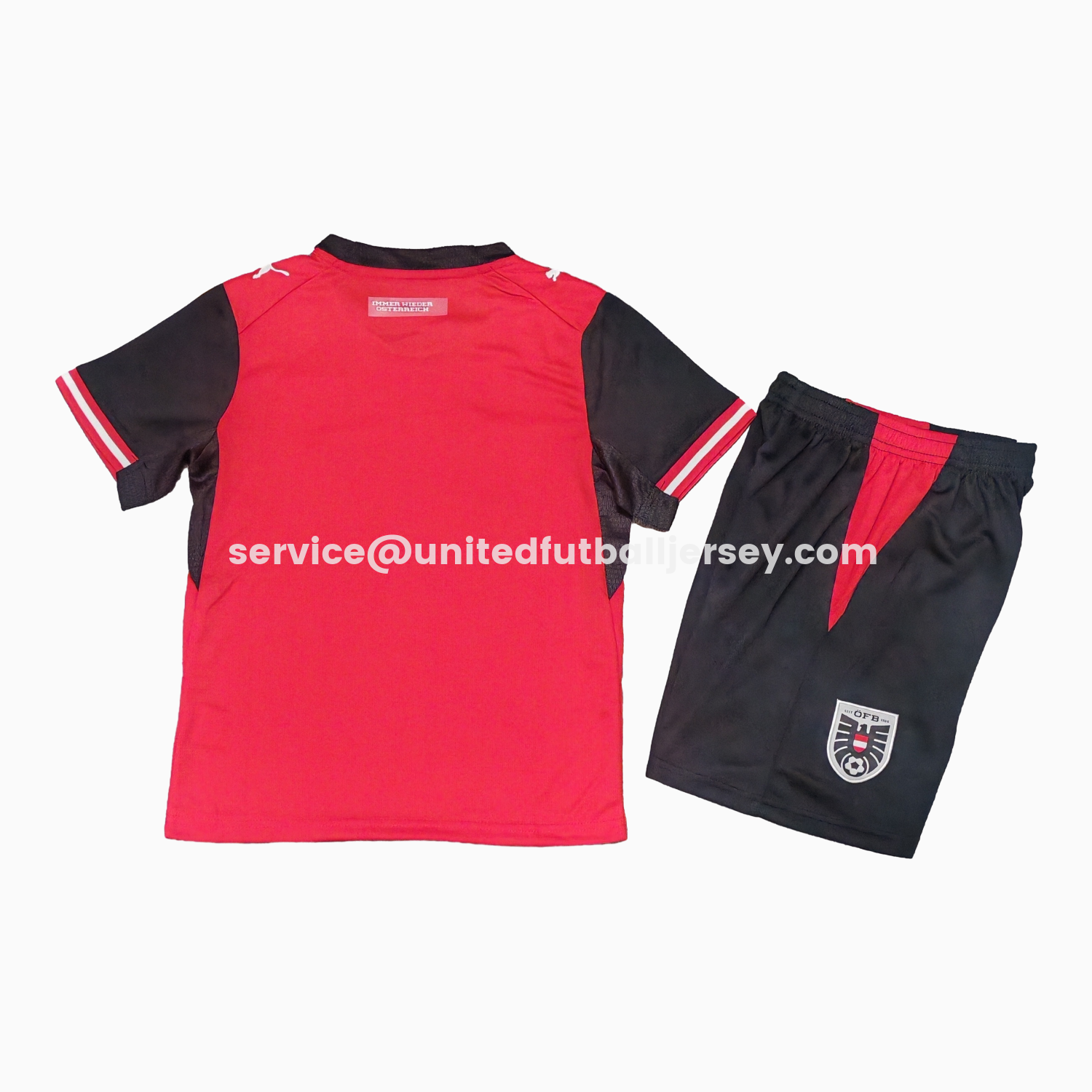 unitedfutballjersey-Austria 2026 Home Kids Kit