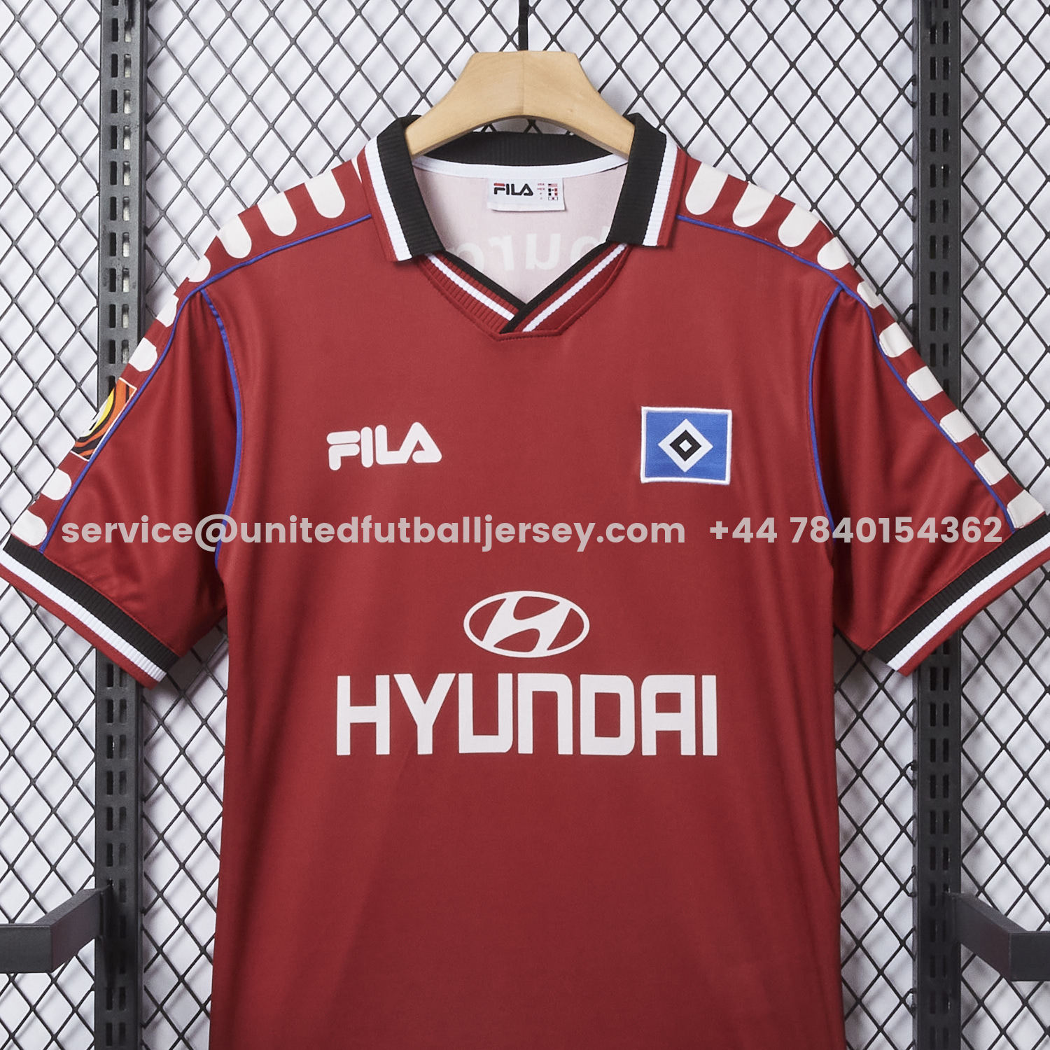 unitedfutballjersey-Retro Hamburger SV 1999-00 Third Red Jersey