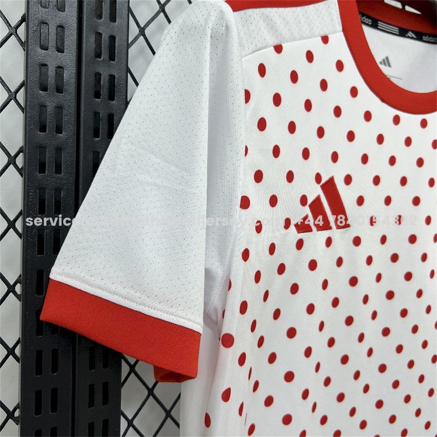 unitedfutballjersey-Sevilla 25-26 Red Points White Training Jersey - Fans Version