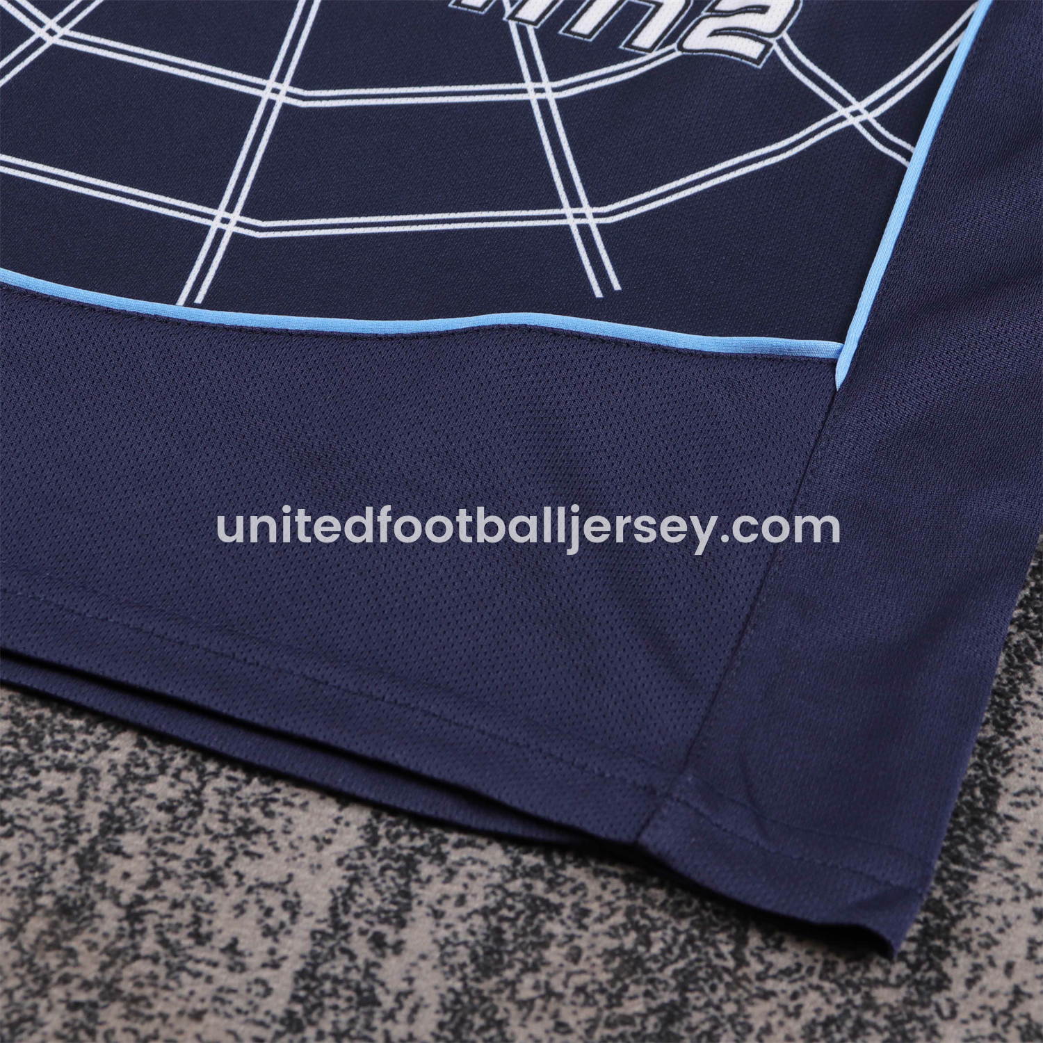 unitedfutballjersey-Retro Atletico Madrid 2004-05 Away S.p.i.d.e.r M.a.n Special Kids Kit