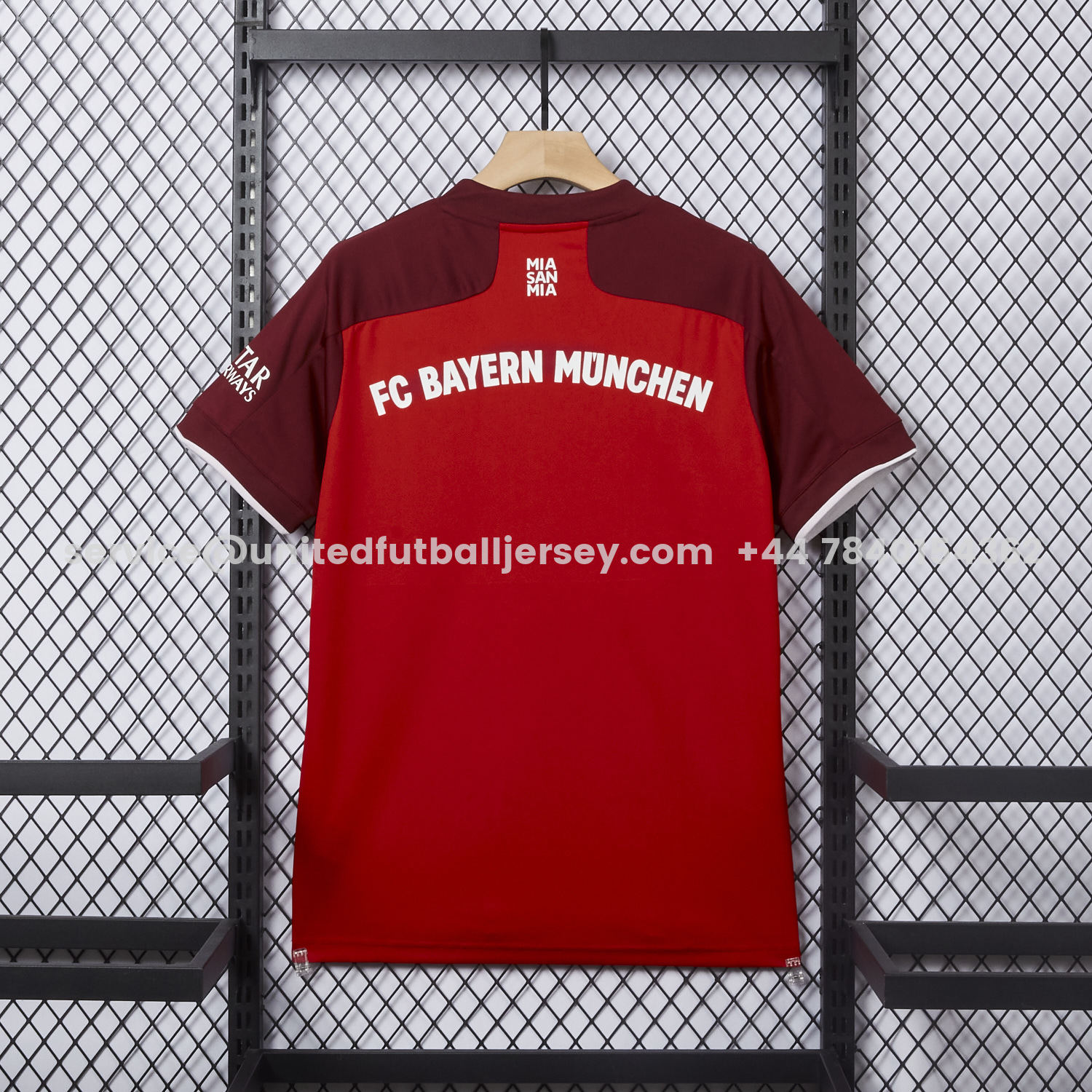 unitedfutballjersey-Retro Bayern Munich 2021-22 Home Jersey