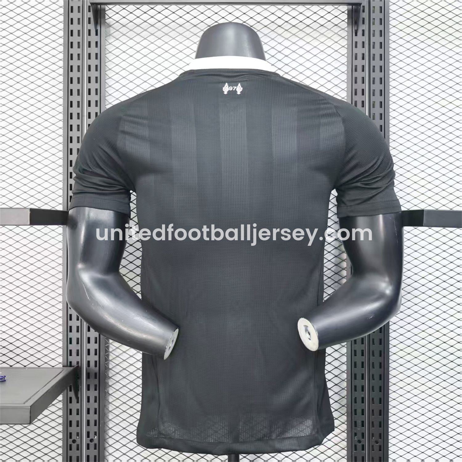 unitedfutballjersey-Liver.pool 25-26 Black Trefoil Goalkeeper Jersey - Player Version