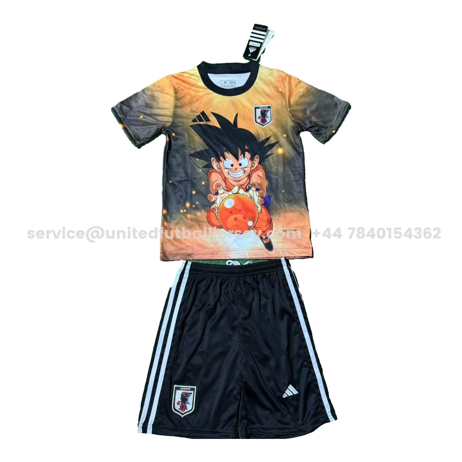 unitedfutballjersey-Japan 25-26 Little Goku's Kamehameha Special Kids Kit