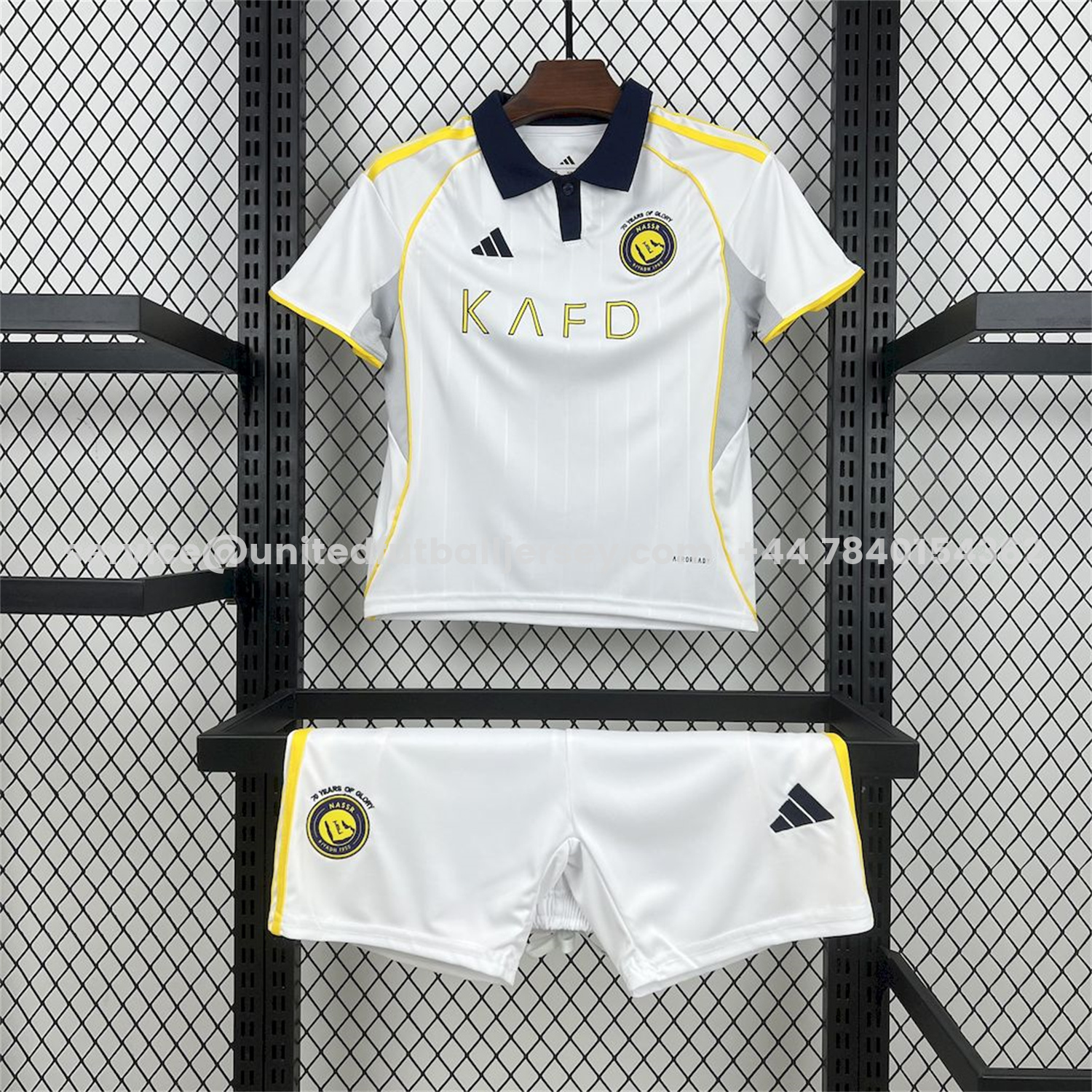 unitedfutballjersey-Al Nassr Riyadh Victory 25-26 Third Kids Kit