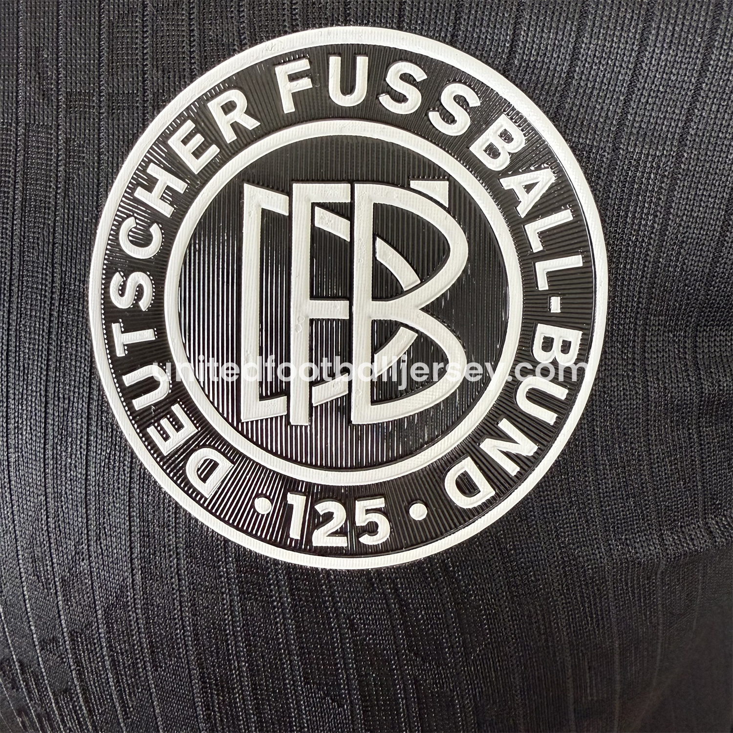 unitedfutballjersey-Germany 2025 Black 125-Year Anniversary Commemorative Long Sleeves Jersey - Player Version