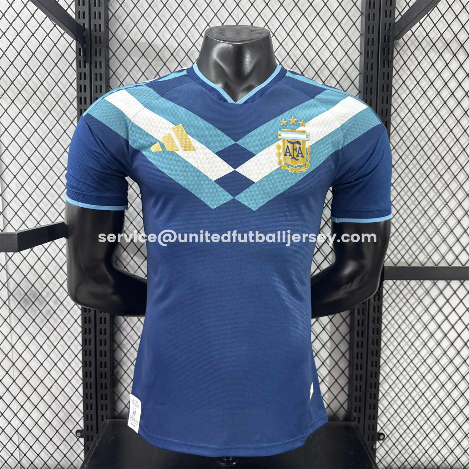 unitedfutballjersey-Argentina 2026 Blue Shoulder Stripes Special Jersey - Player Version