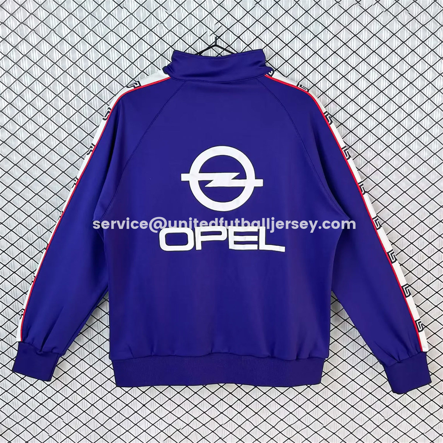 unitedfutballjersey-Retro Fiorentina 1985-86 Windbreaker Jacket - Blue