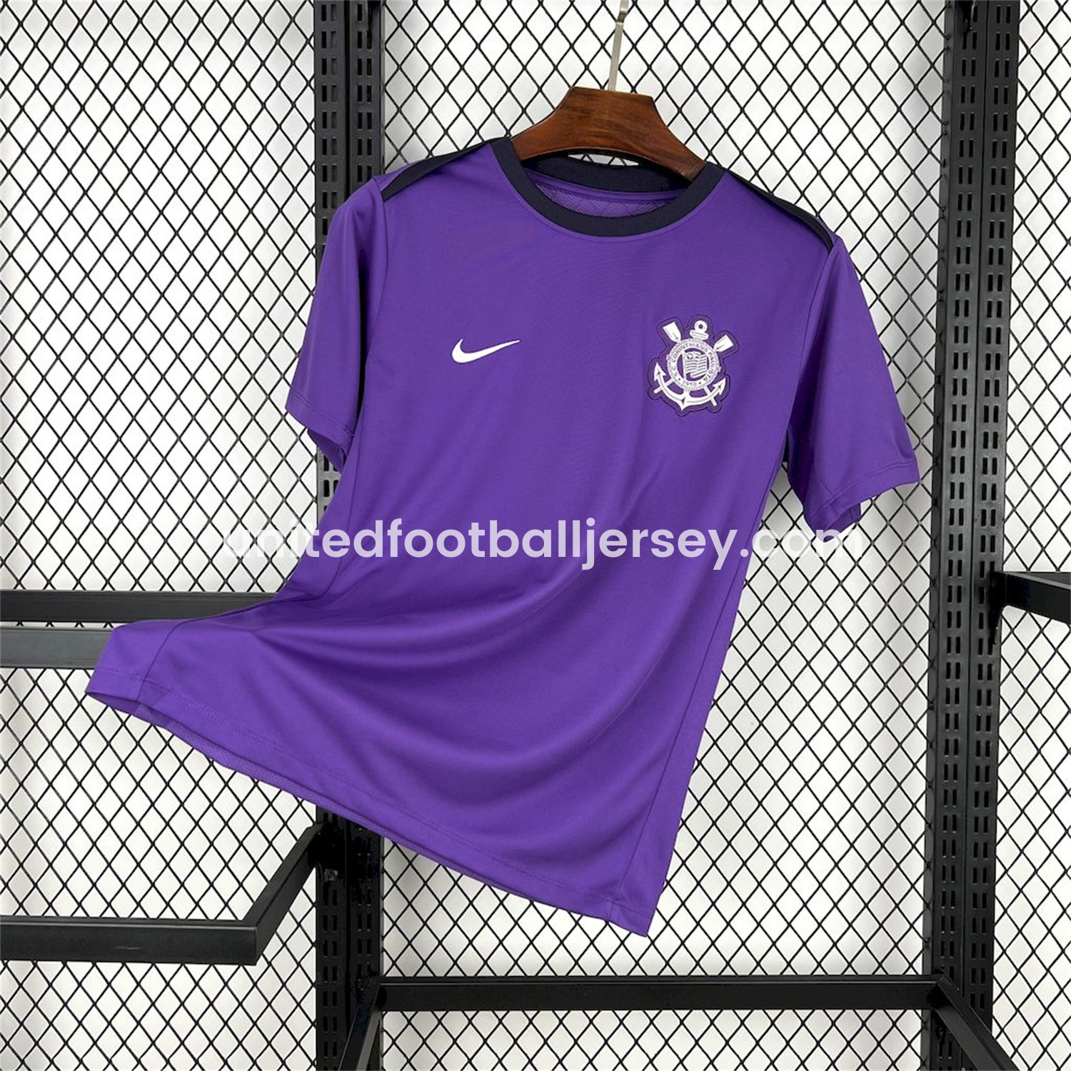 unitedfutballjersey-Corinthians 2025-26 Purple Pre-Match Jersey - Fans Version