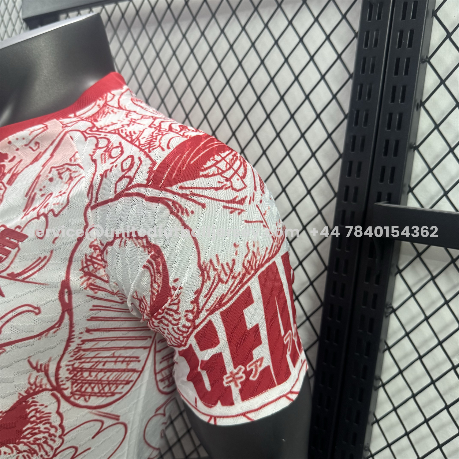 unitedfutballjersey-Japan 25-26 Red Line Gear 5 Nika White Special Edition Jersey - Player Version