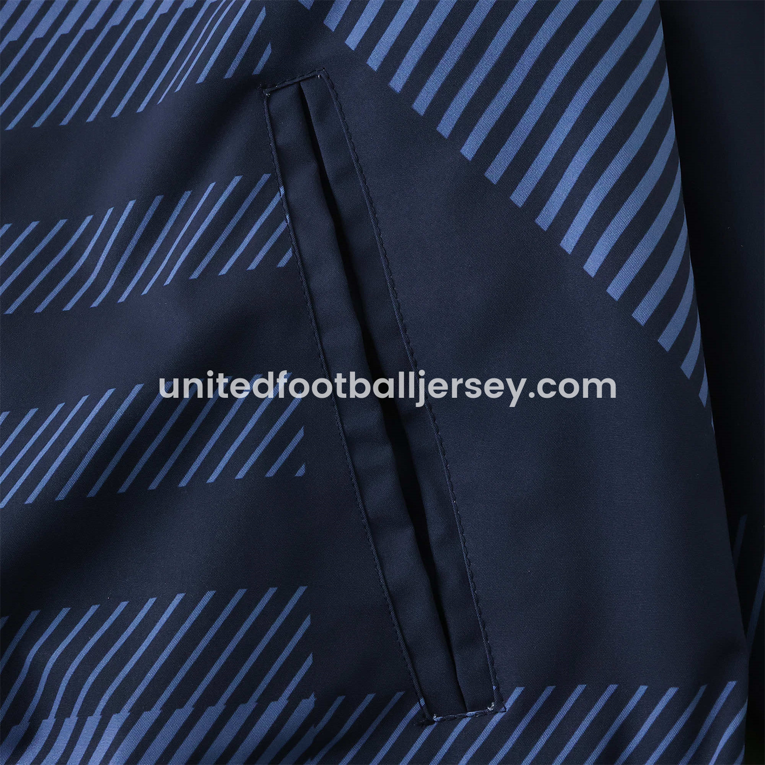 unitedfutballjersey-S-c-o.t l.a-n.d 24-25 Home Style Double Sided Reversible Windbreaker - Deep Blue