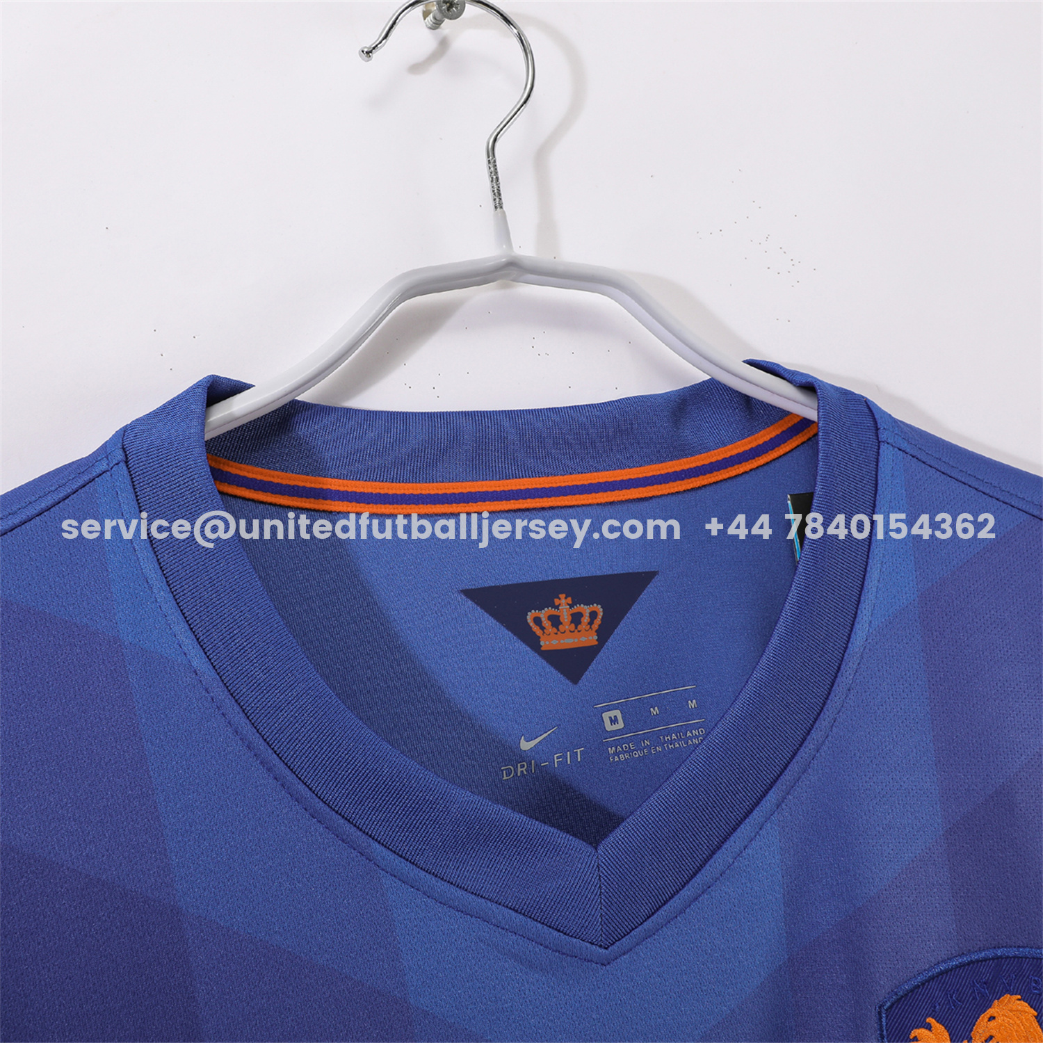 unitedfutballjersey-Retro Netherlands 2014 Away Blue Jersey
