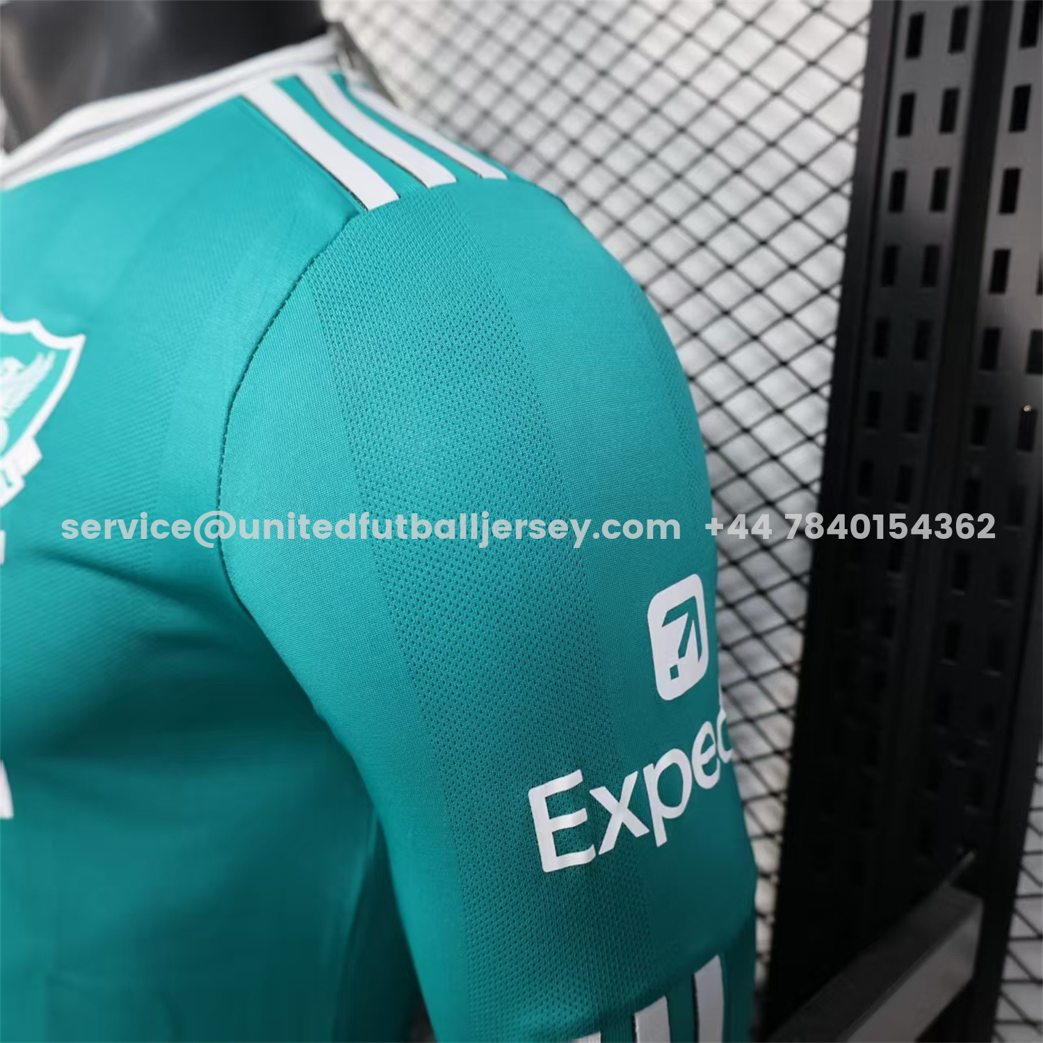 unitedfutballjersey-Liver.pool 25-26 Third Green Long Sleeves Jersey - Player Version