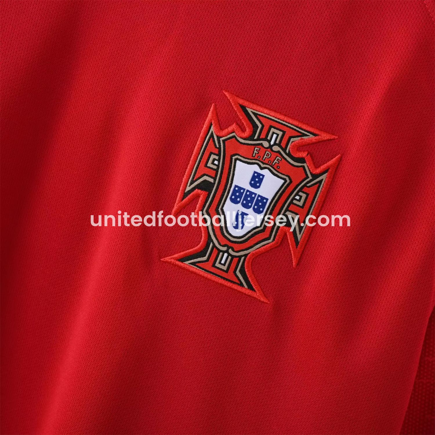 unitedfutballjersey-Retro Portugal 2018 Home Long Sleeves Jersey