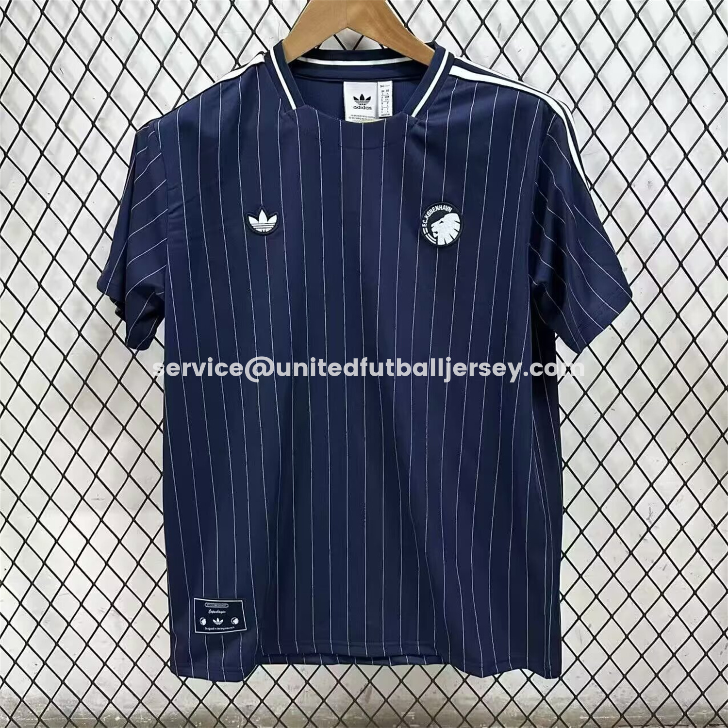 unitedfutballjersey-Copenhagen 25-26 Originals Terrace Icon Blue Jersey - Fans Version