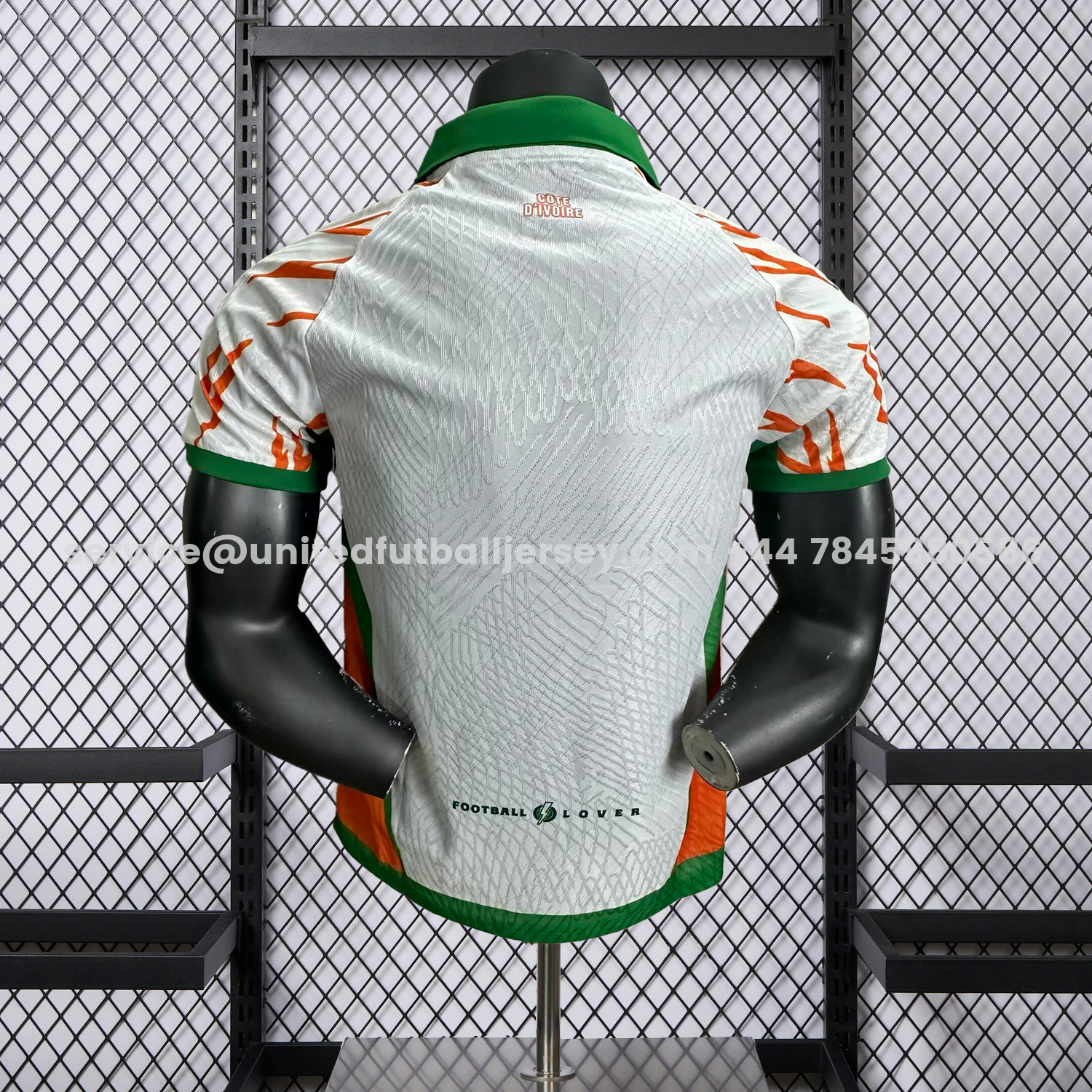 unitedfutballjersey-Ivory Coast 25-26 Elephant And Kid White Jersey - Player Version