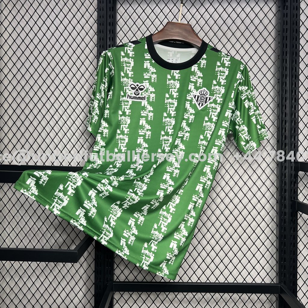 unitedfutballjersey-Real Betis 24-25 Pre-Match Jersey - Fans Version