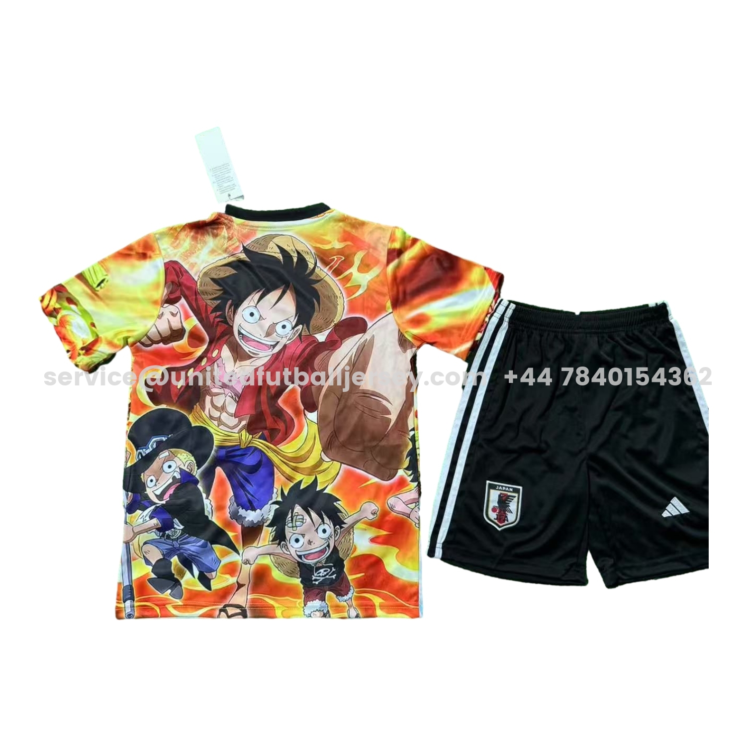 unitedfutballjersey-Japan 25-26 Luffy & Ace & Sabo's Fiery Triple-Attack Special Kids Kit