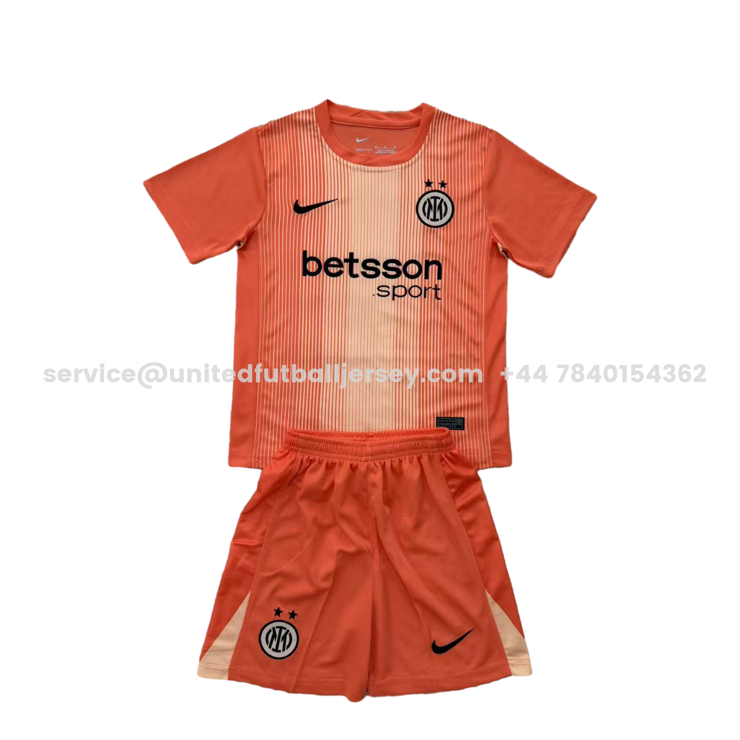 unitedfutballjersey-Inter Milan 25-26 Orange Goalkeeper Men's Adult Jersey Set - Fans Version