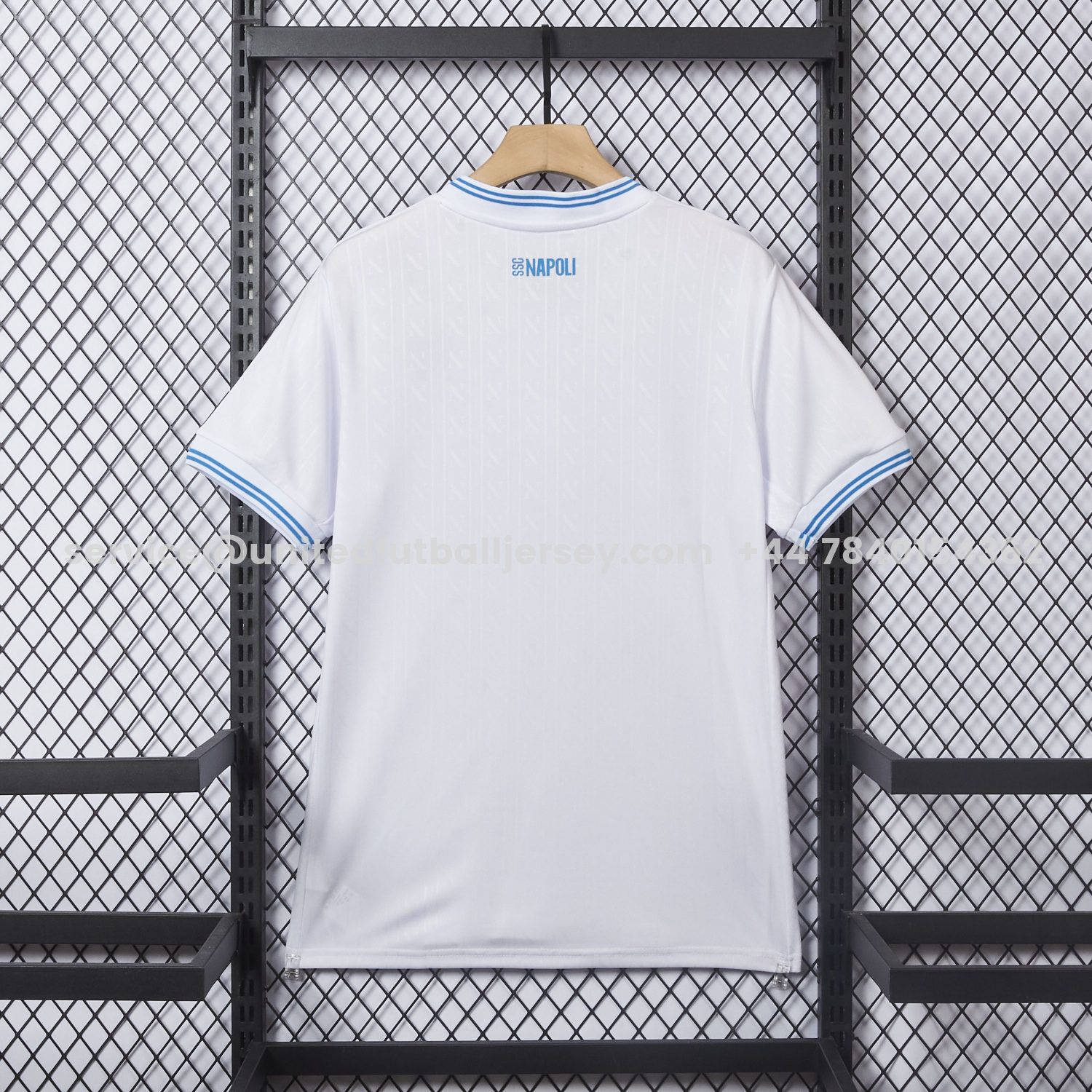unitedfutballjersey-Napoli 25-26 European Away White Jersey - Fans Version
