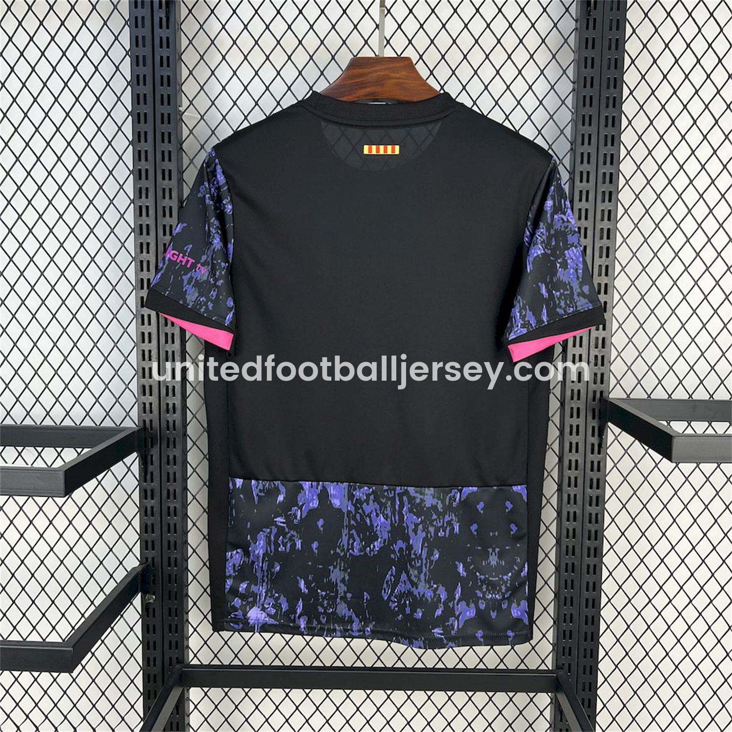 unitedfutballjersey-Barcelona 25-26 Purple Rock Pattern Jersey - Fans Version