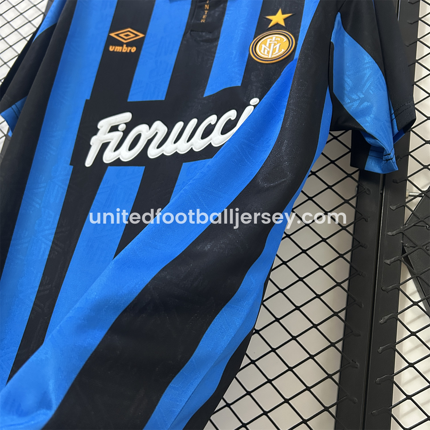 unitedfutballjersey-Retro Inter Milan 1992-94 Home Jersey
