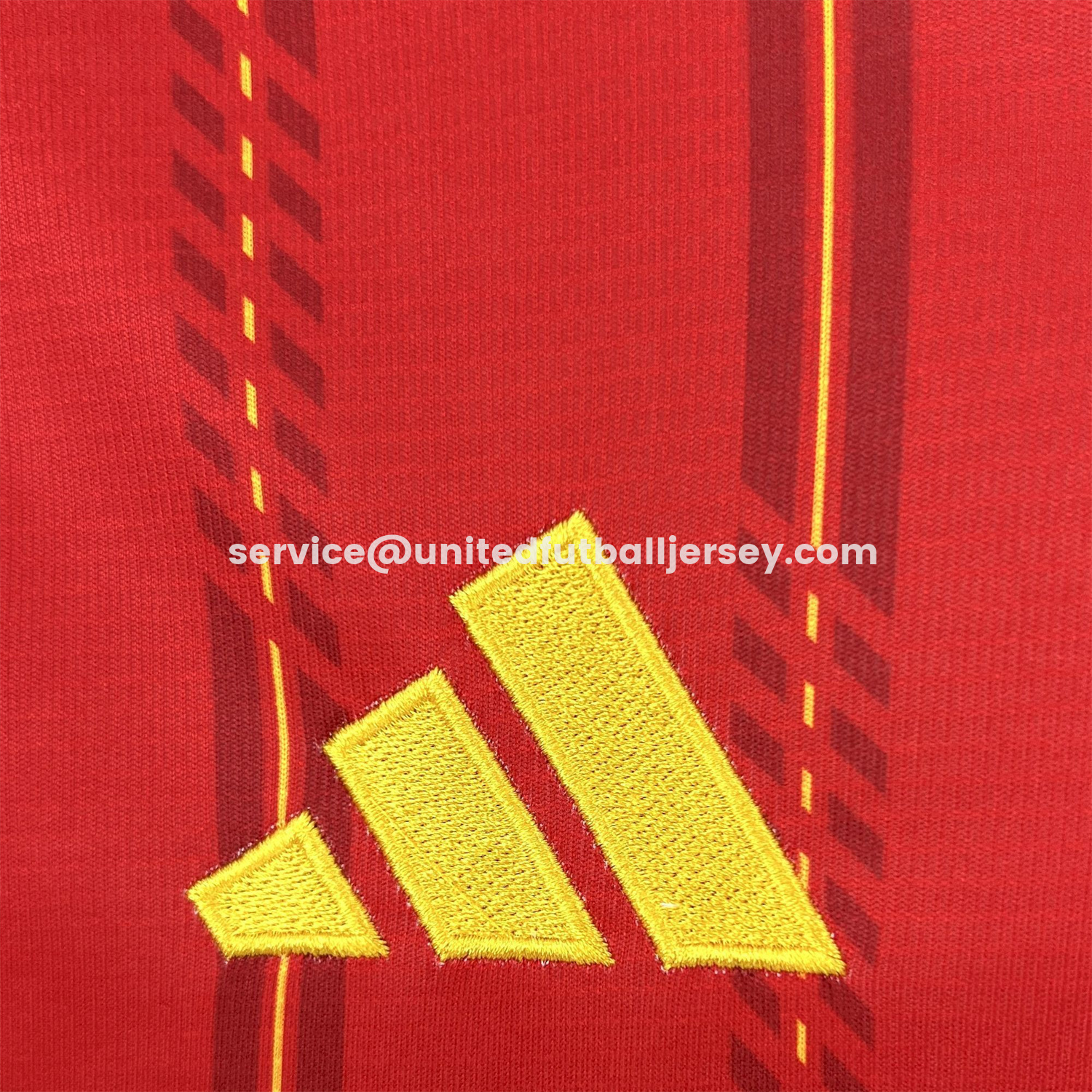 unitedfutballjersey-Spain 2026 Home Red Long Sleeves Jersey - Fans Version