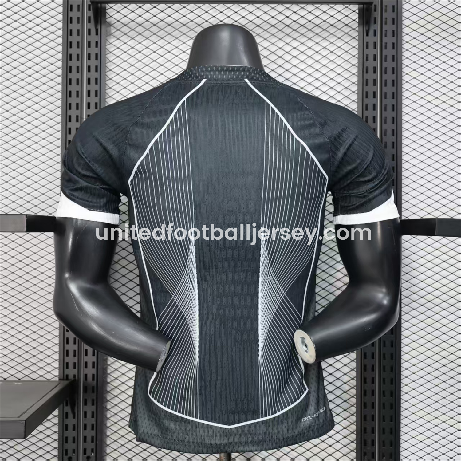 unitedfutballjersey-Barcelona 25-26 Black Big LOGO Special Jersey - Player Version