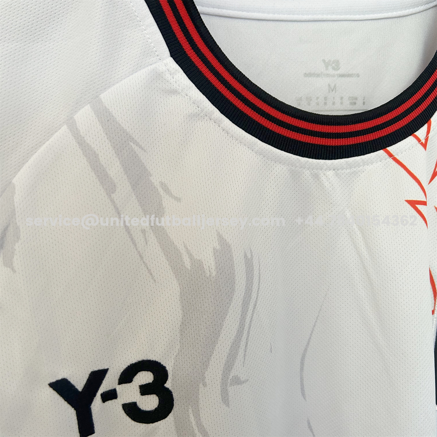 unitedfutballjersey-Japan 25-26 Y-3 Sunset Warrior and Crow White Special Jersey - Fans Version