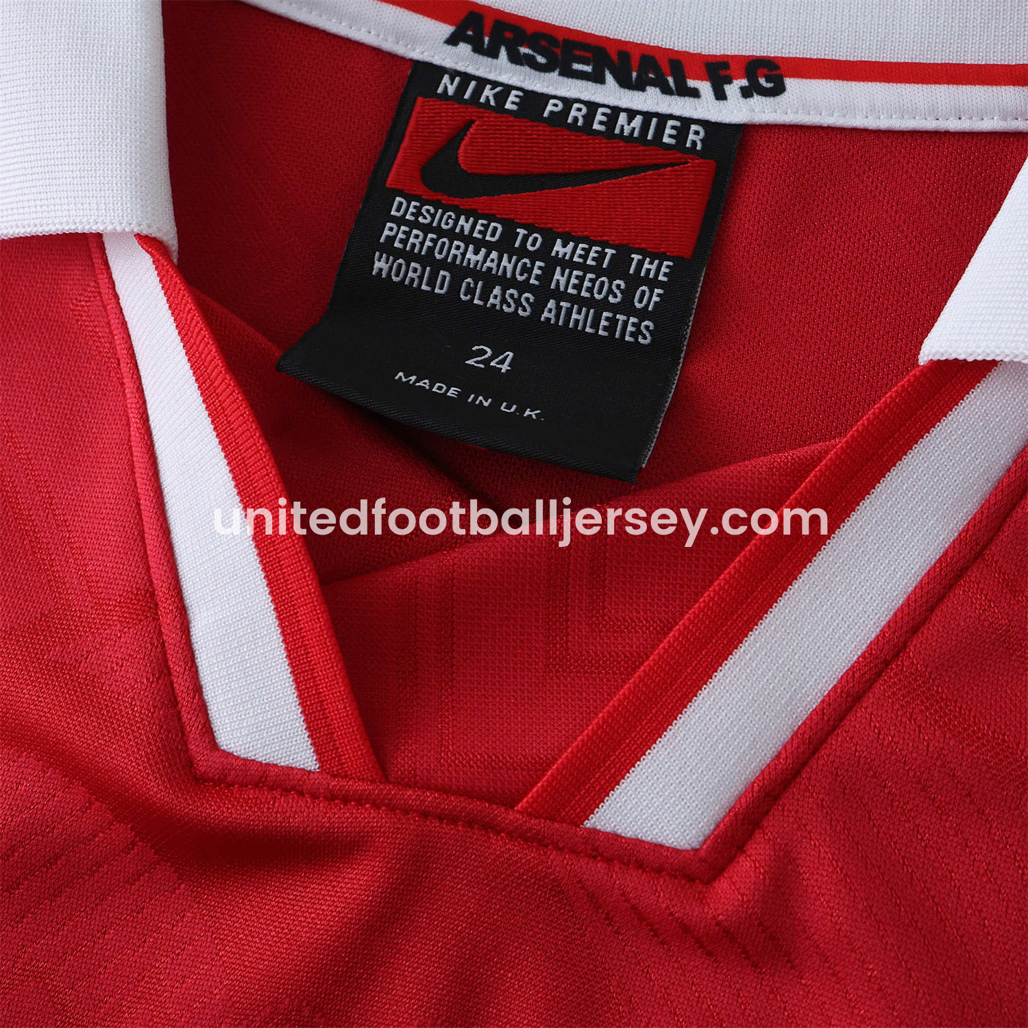 unitedfutballjersey-Retro Arsenal 1996-97 Home Kids Kit