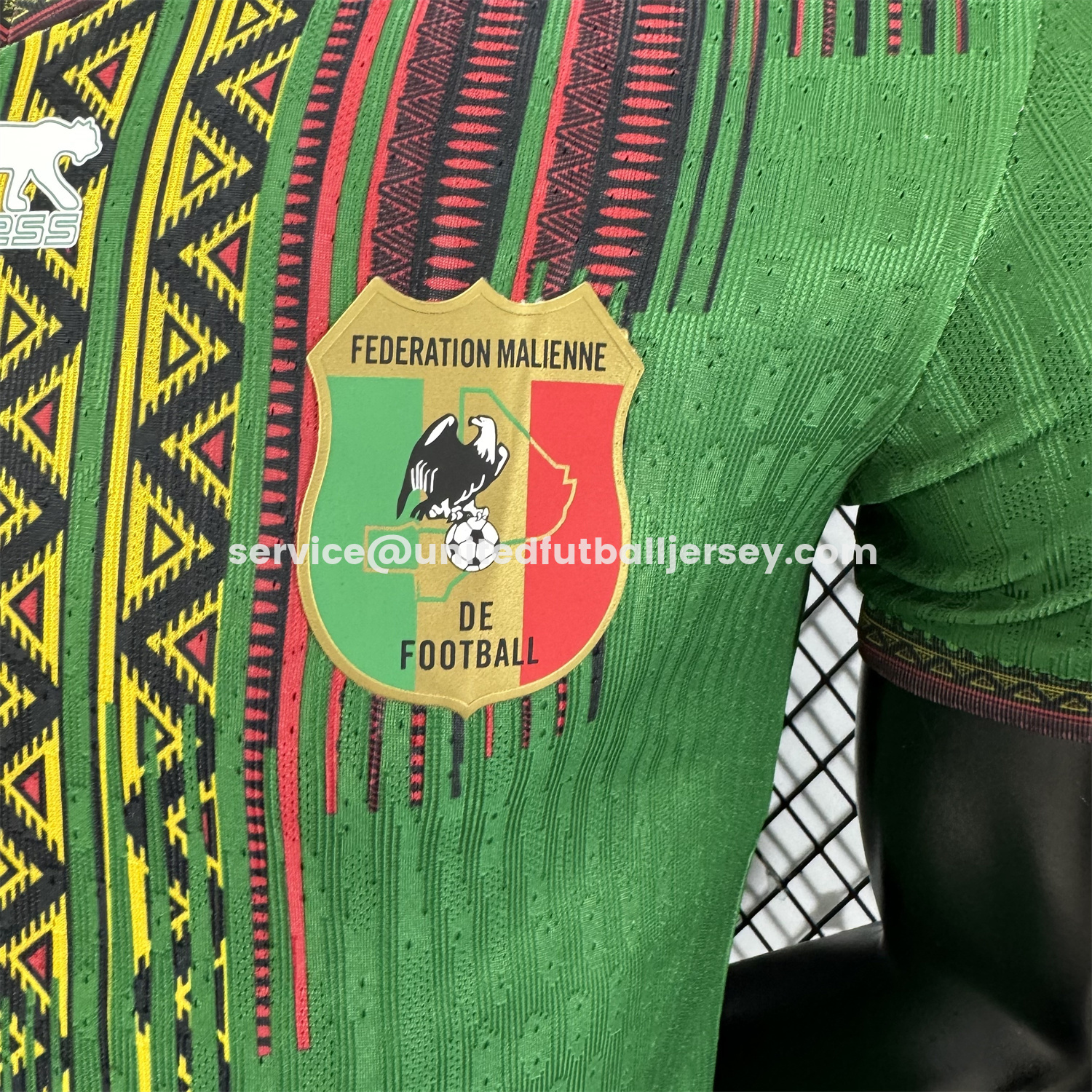 unitedfutballjersey-Mali 2025 Away Green Jersey - Player Version