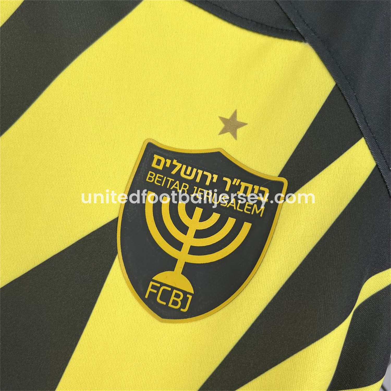 unitedfutballjersey-Beitar Jerusalem 24-25 Home Jersey - Fans Version